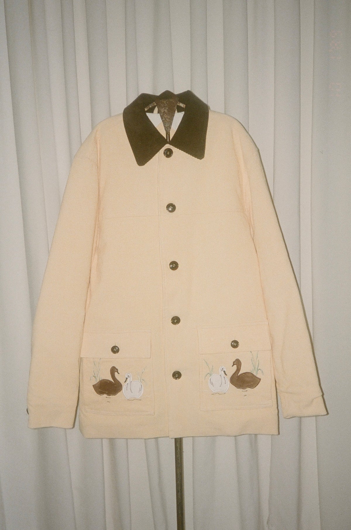 Porter Swan Embroidered Barn Jacket
