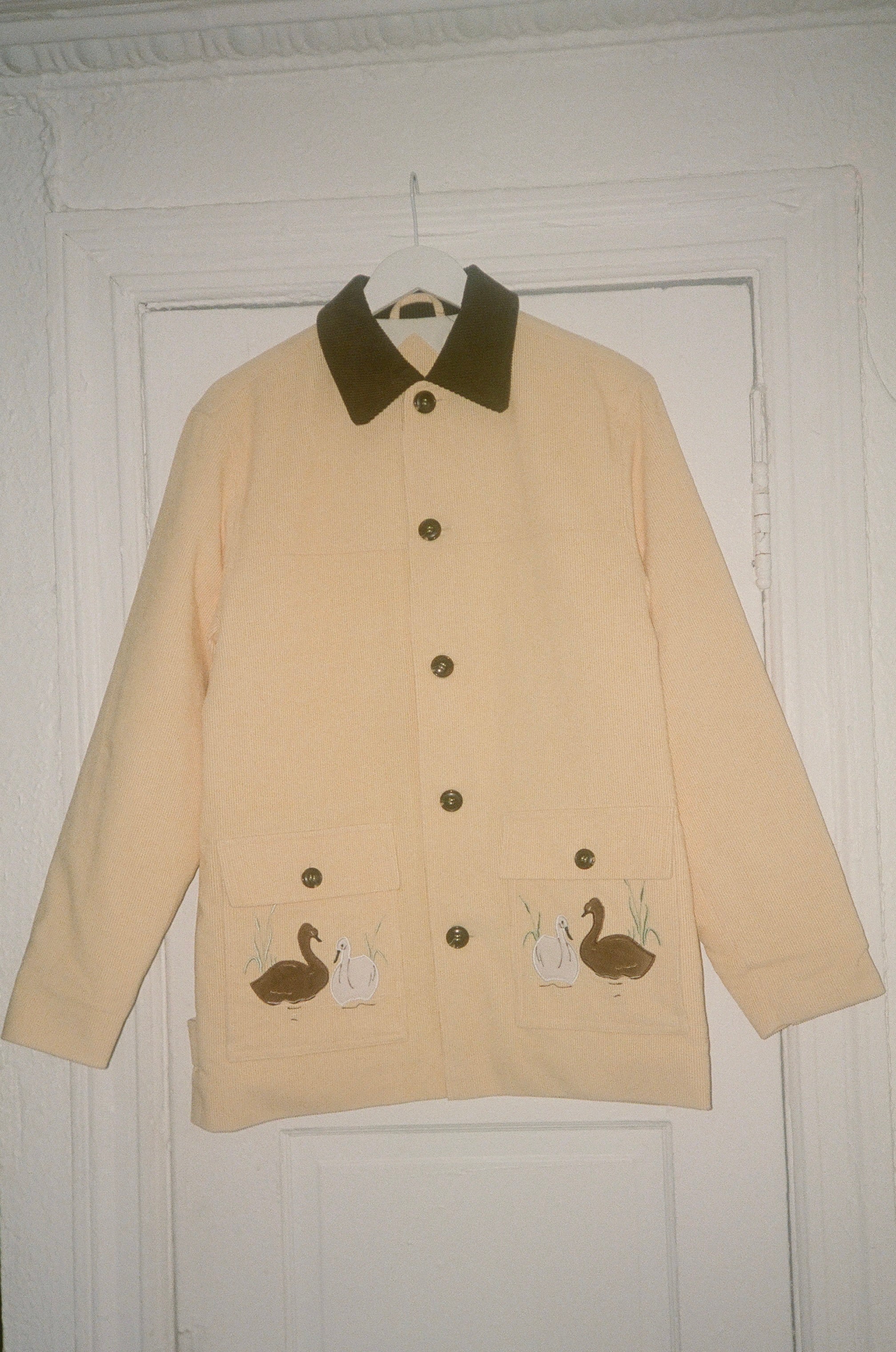 Porter Swan Embroidered Barn Jacket