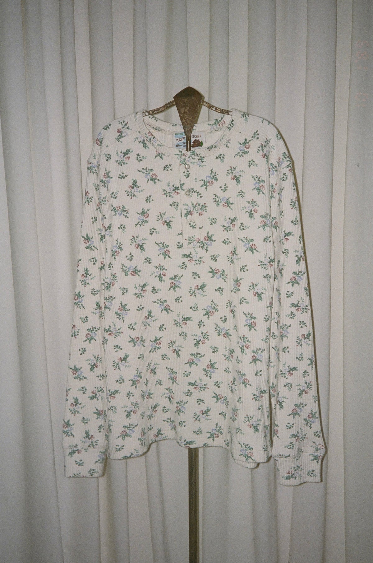 Danbury Floral Waffle Henley