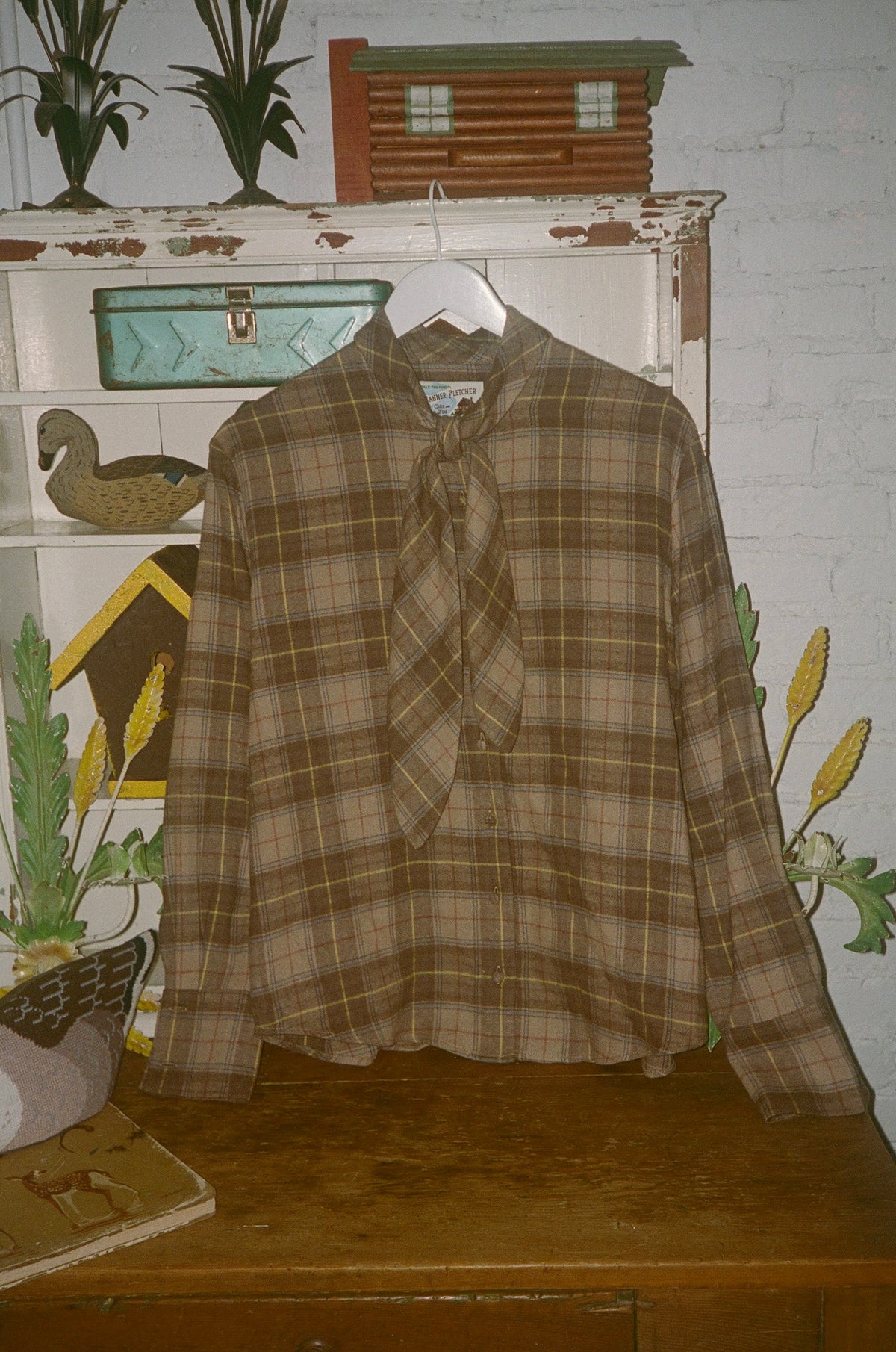 Luther Long Sleeve Flannel Tie Shirt