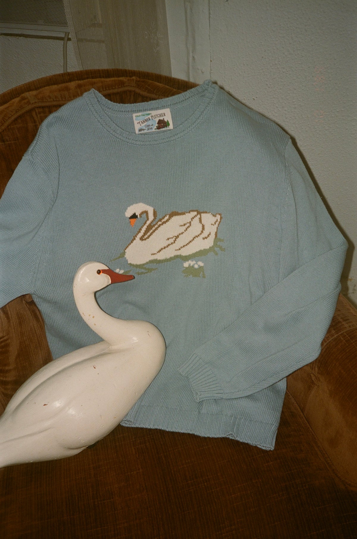 Millhouse Swan Intarsia Sweater