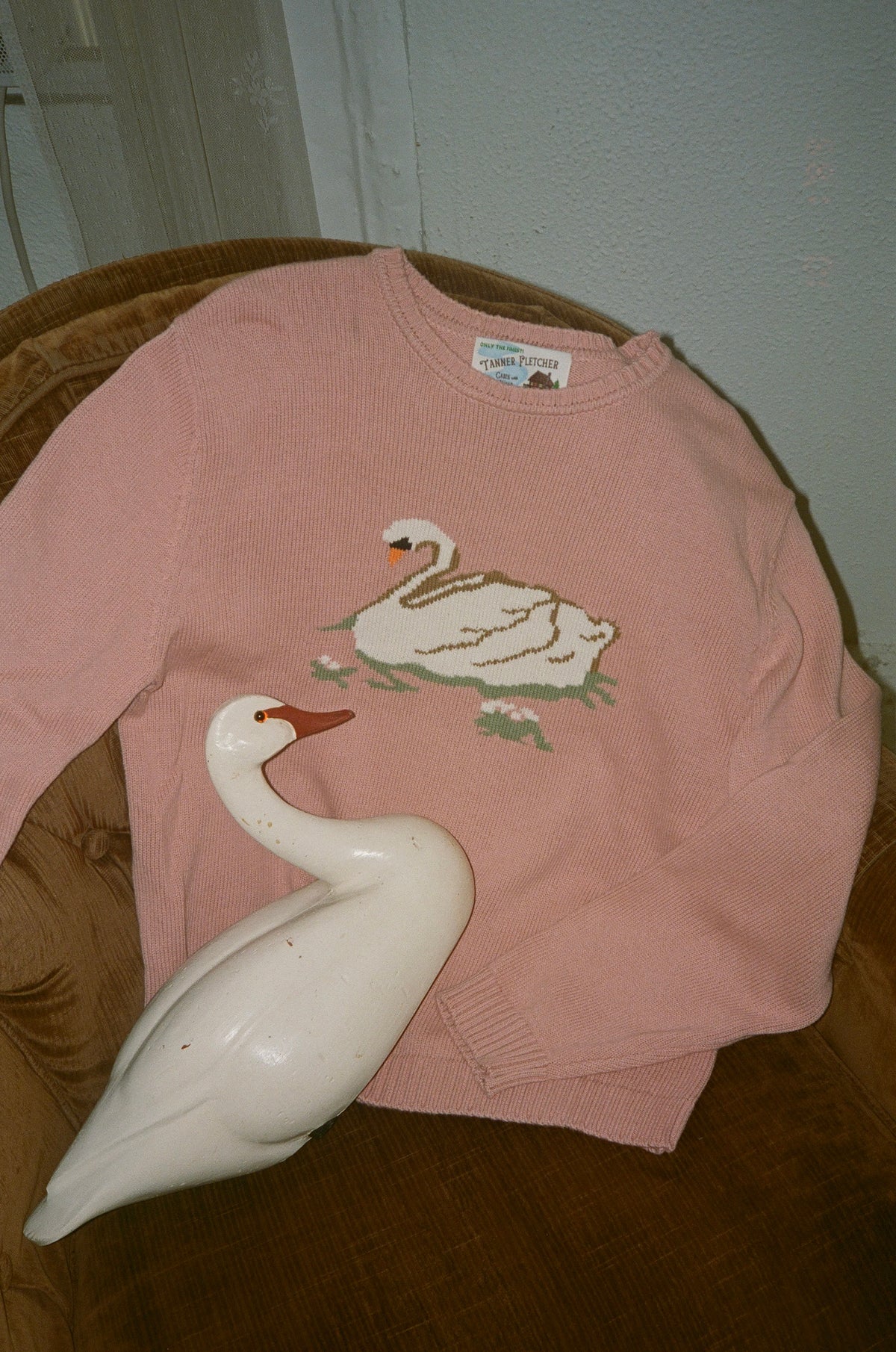 Millhouse Swan Intarsia Sweater