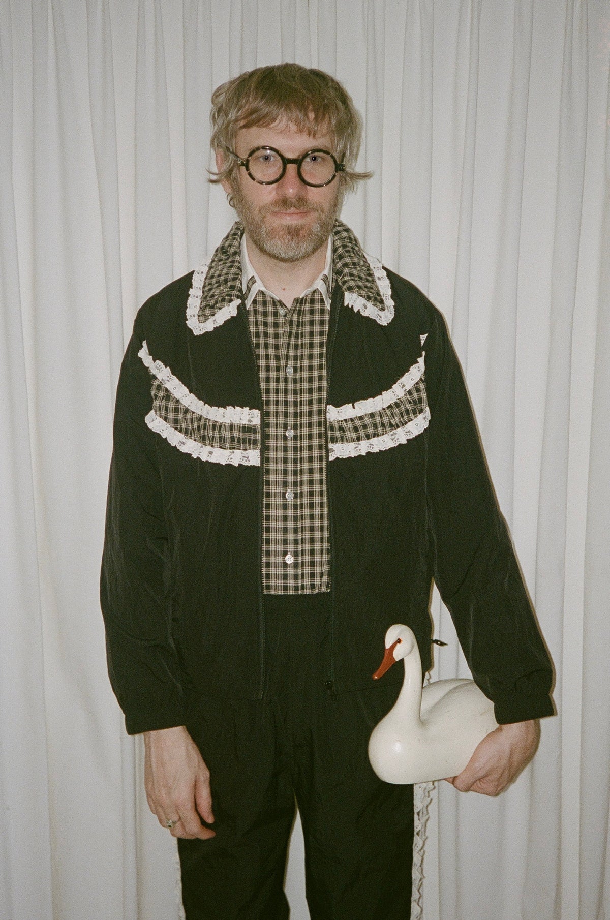 Kennedy Ruched Stripe Track Jacket