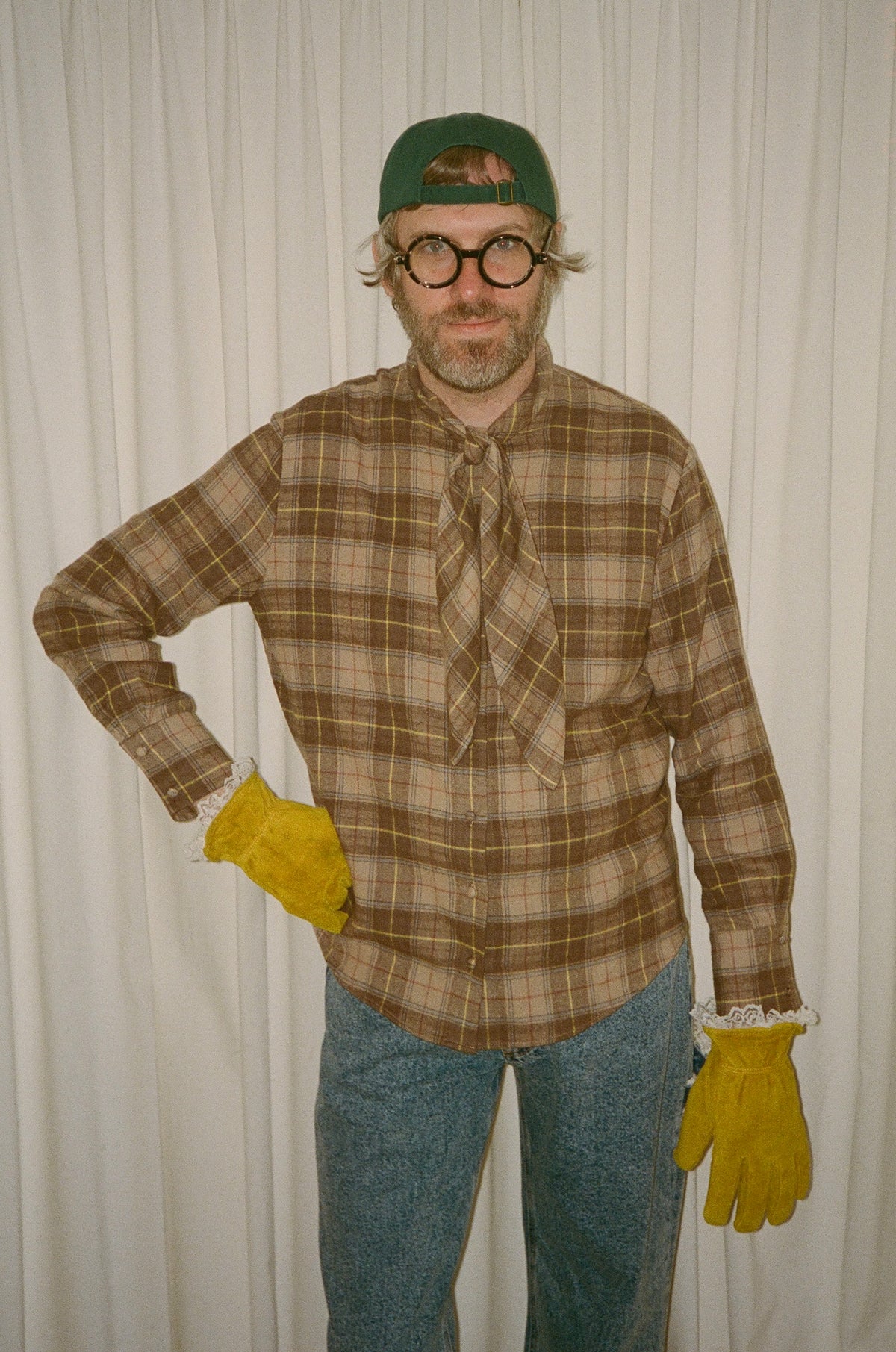 Luther Long Sleeve Flannel Tie Shirt