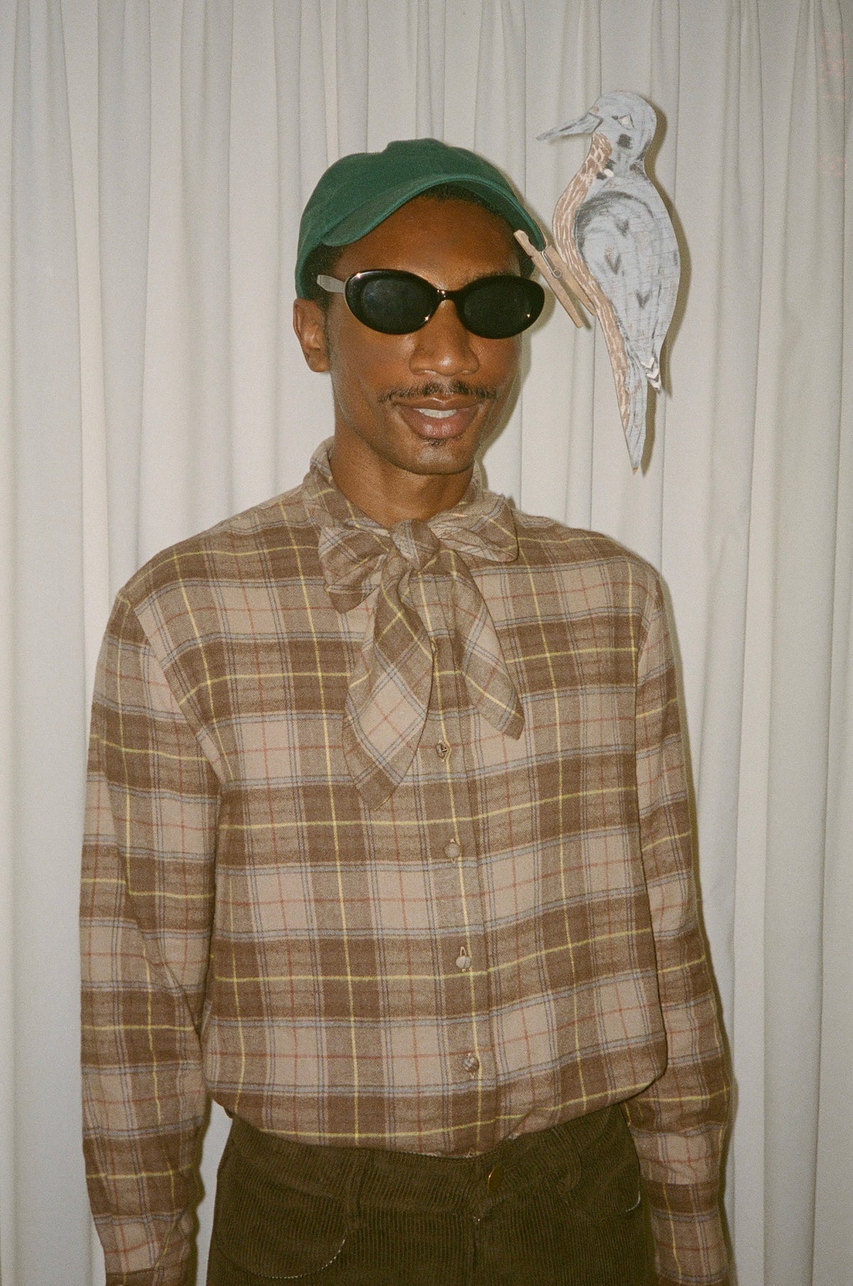Luther Long Sleeve Flannel Tie Shirt