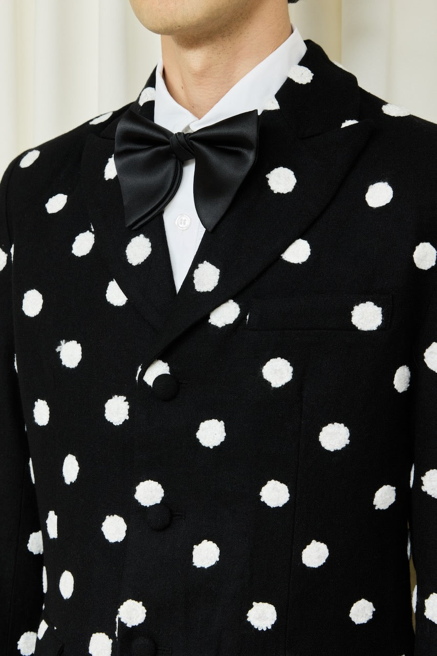 Walt Raised Polkadot Blazer