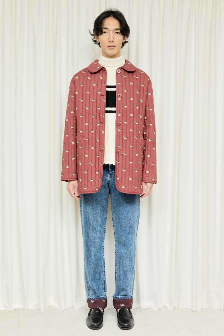 Arnie Mallard Print Quilted Jacket