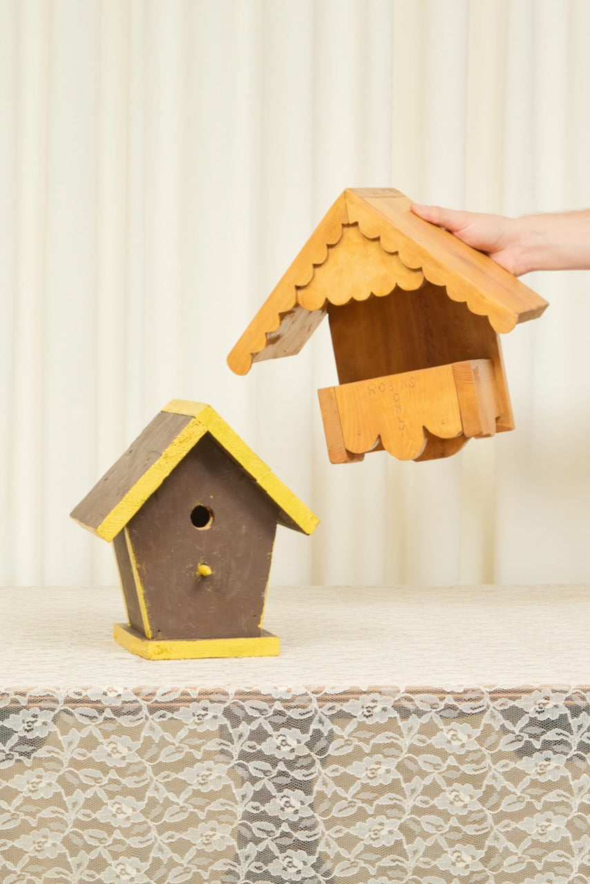 Vintage Painted Birdhouse
