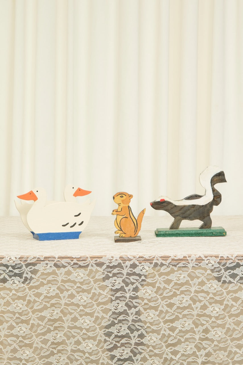 Vintage Folk Art Chipmunk