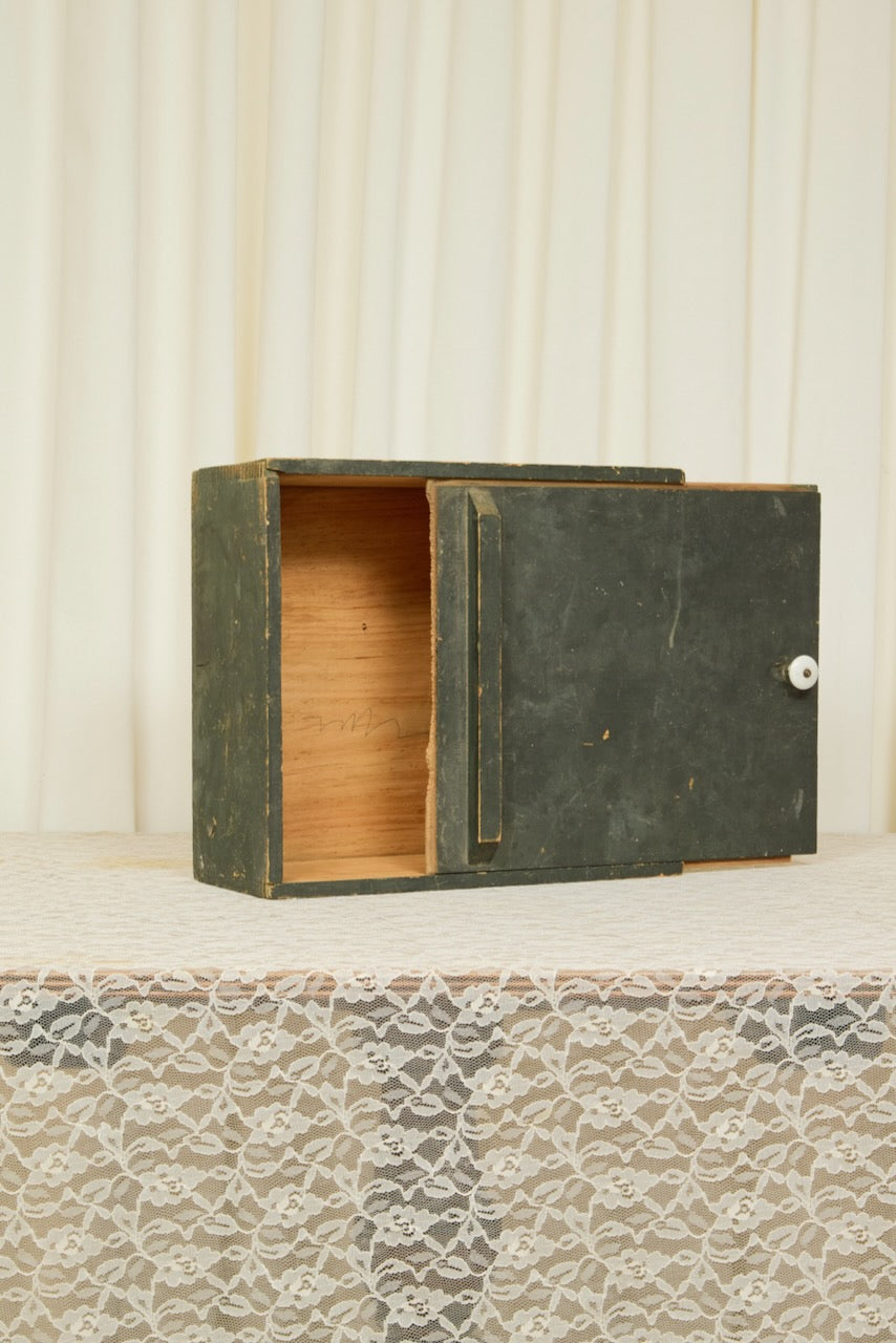 Vintage "Dress Trimmings" Wooden Box