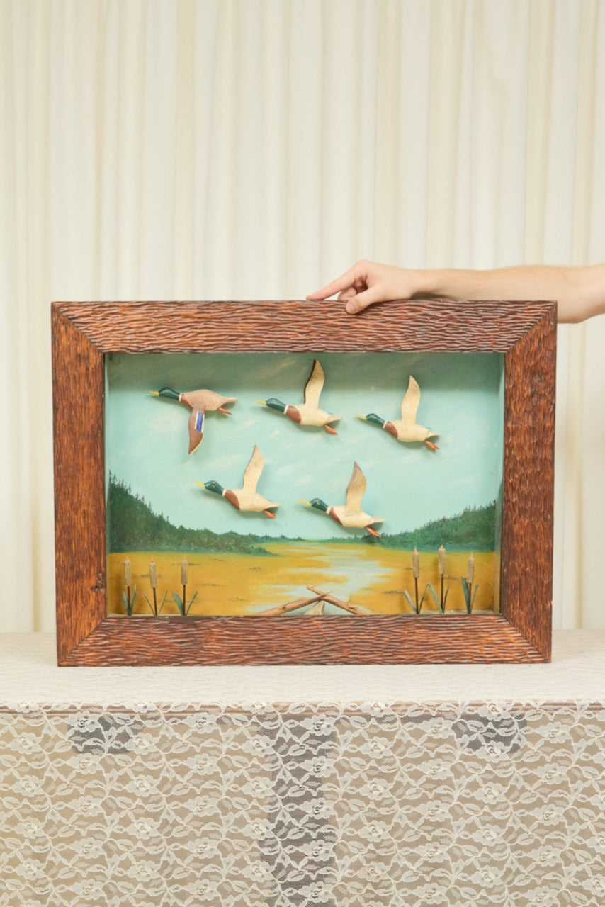 Vintage Wildlife Diorama