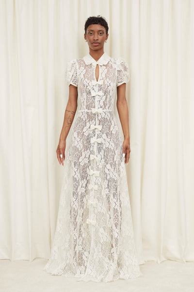 Dorris French Lace Gown