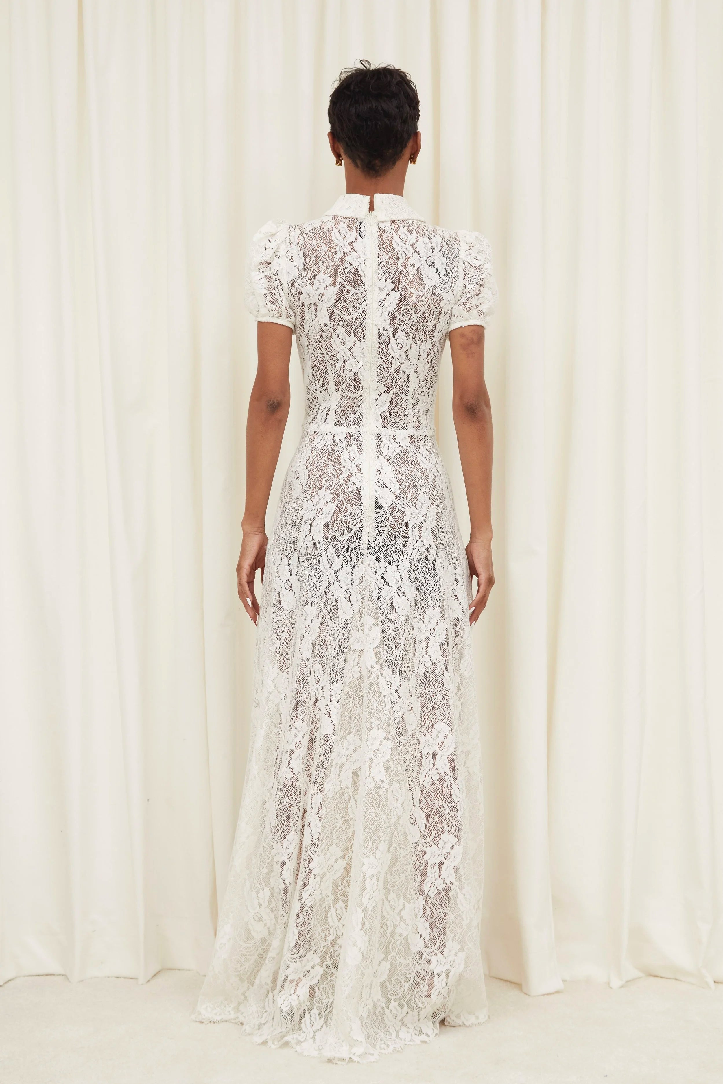 Dorris French Lace Gown