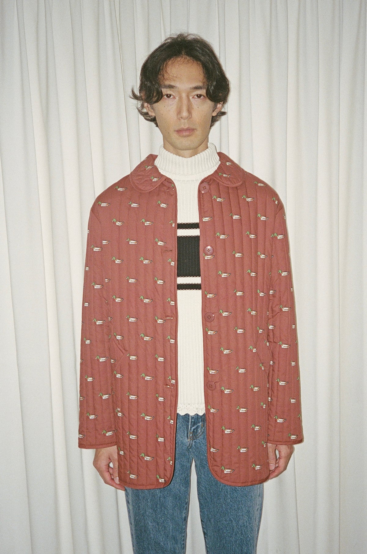 Arnie Mallard Print Quilted Jacket