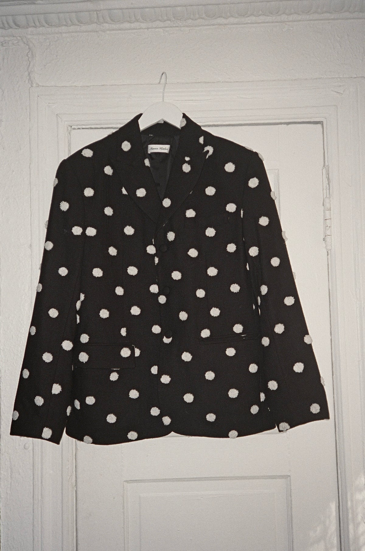 Walt Raised Polkadot Blazer