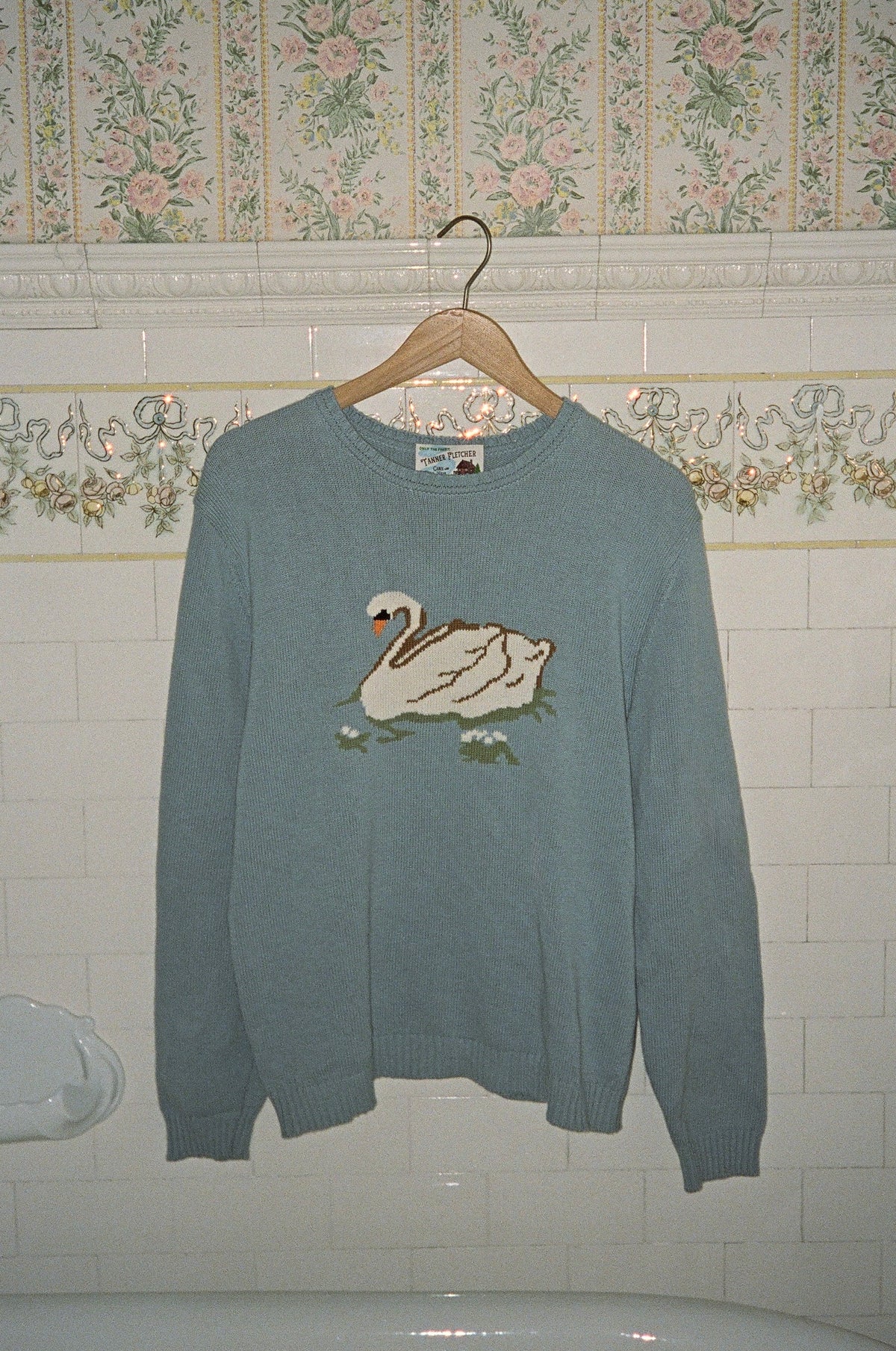 Millhouse Swan Intarsia Sweater