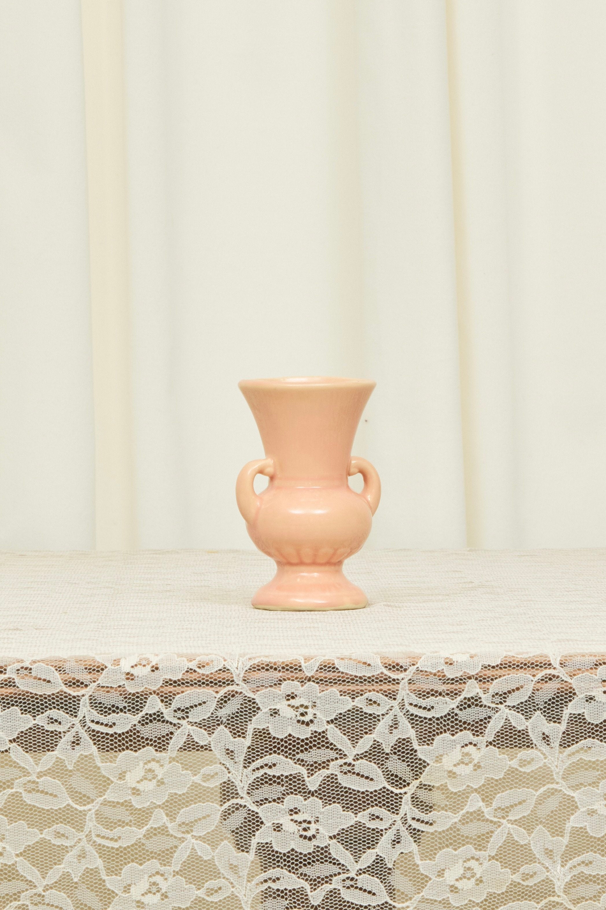 Vintage Small Pink Bud Vase