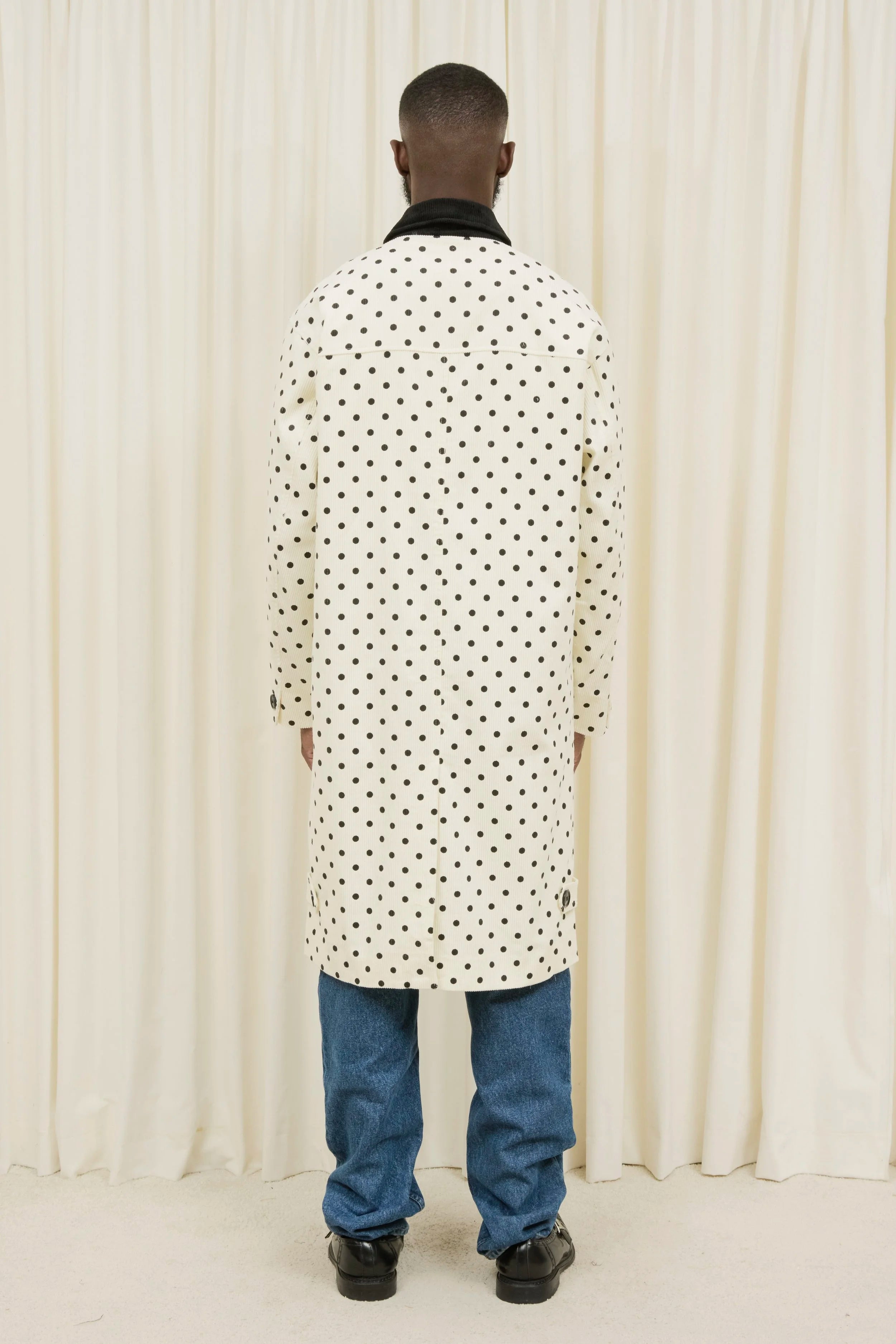 Porter Polkadot Corduroy Coat