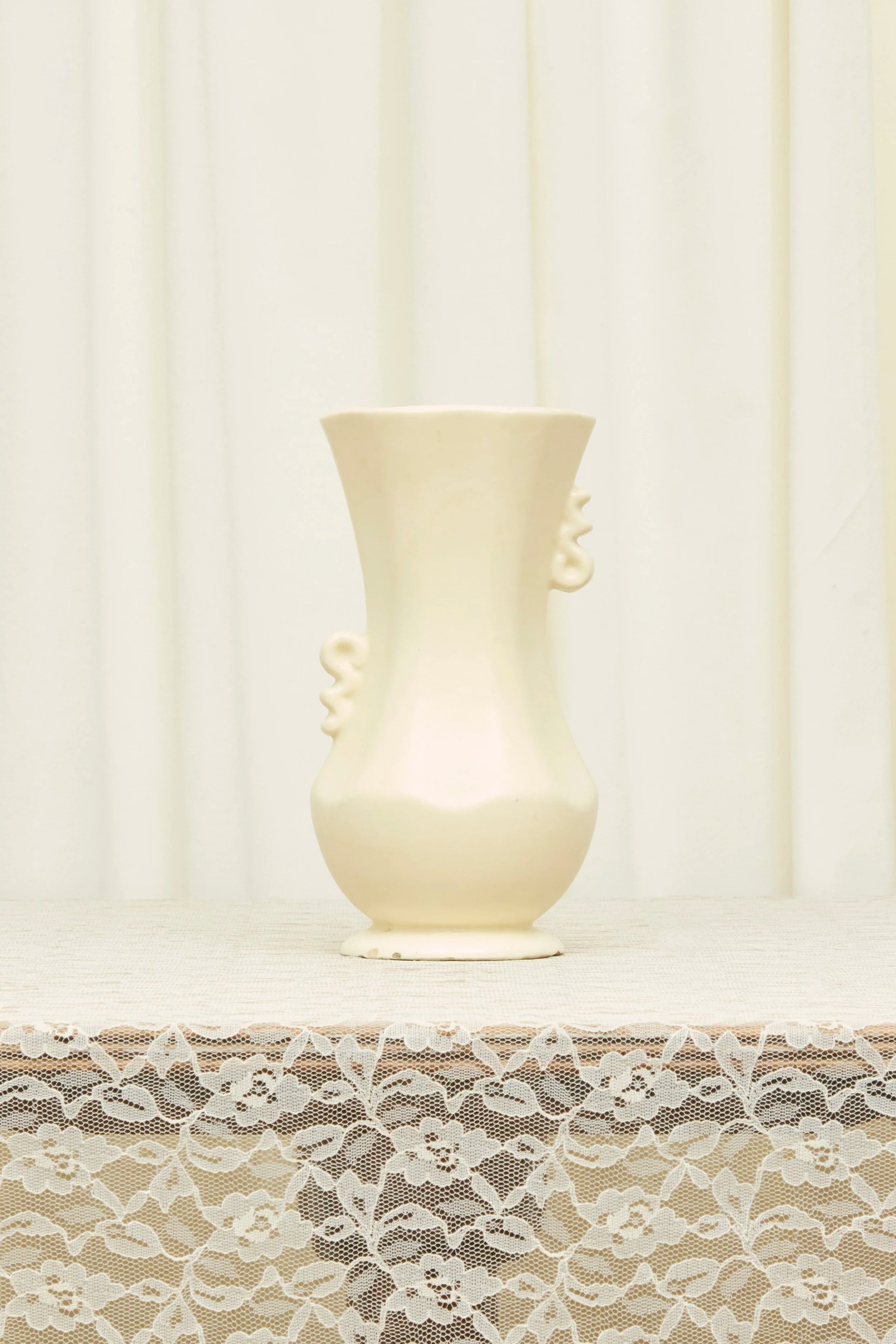 Vintage Squiggle Handle Vase