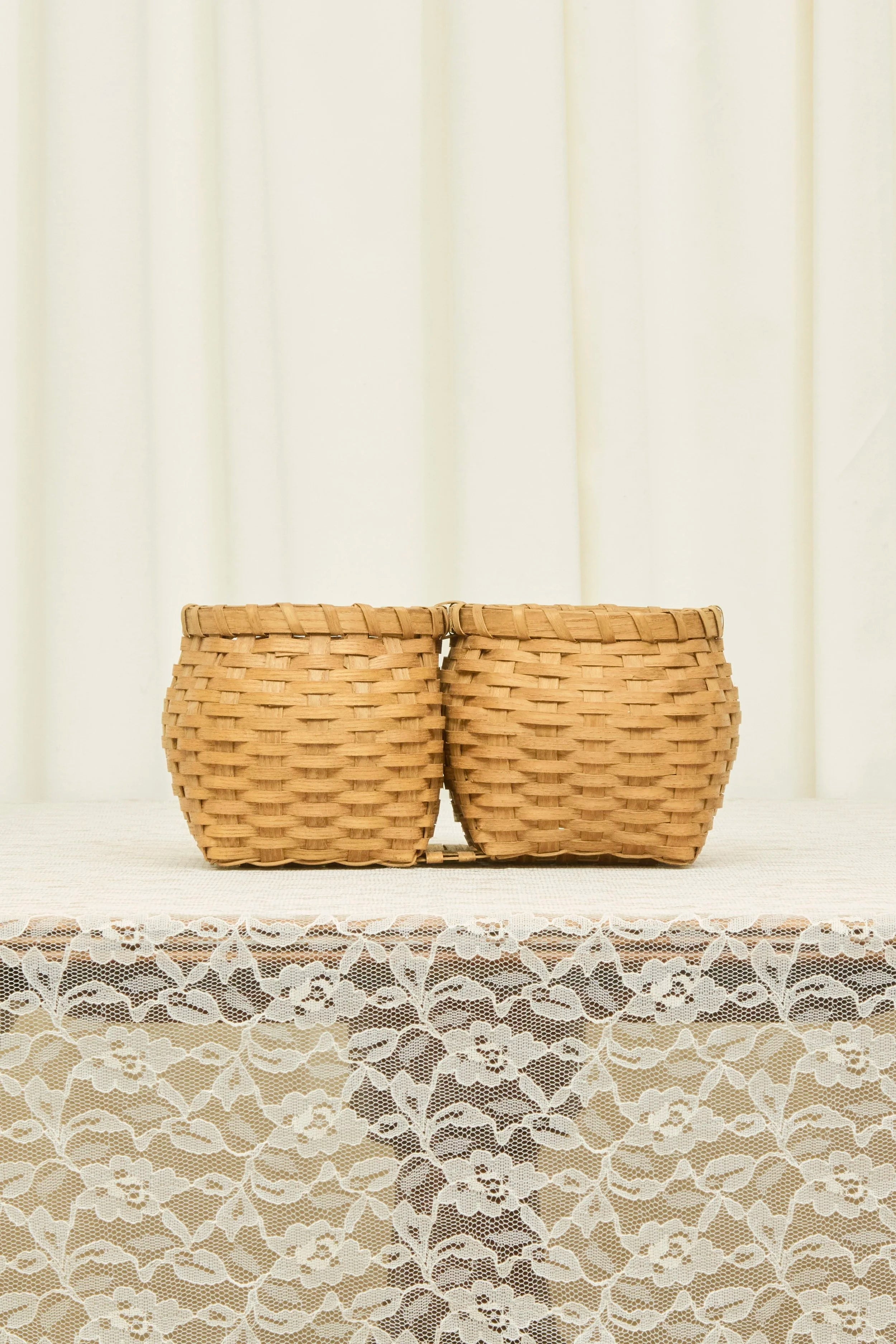 Antique Double Basket