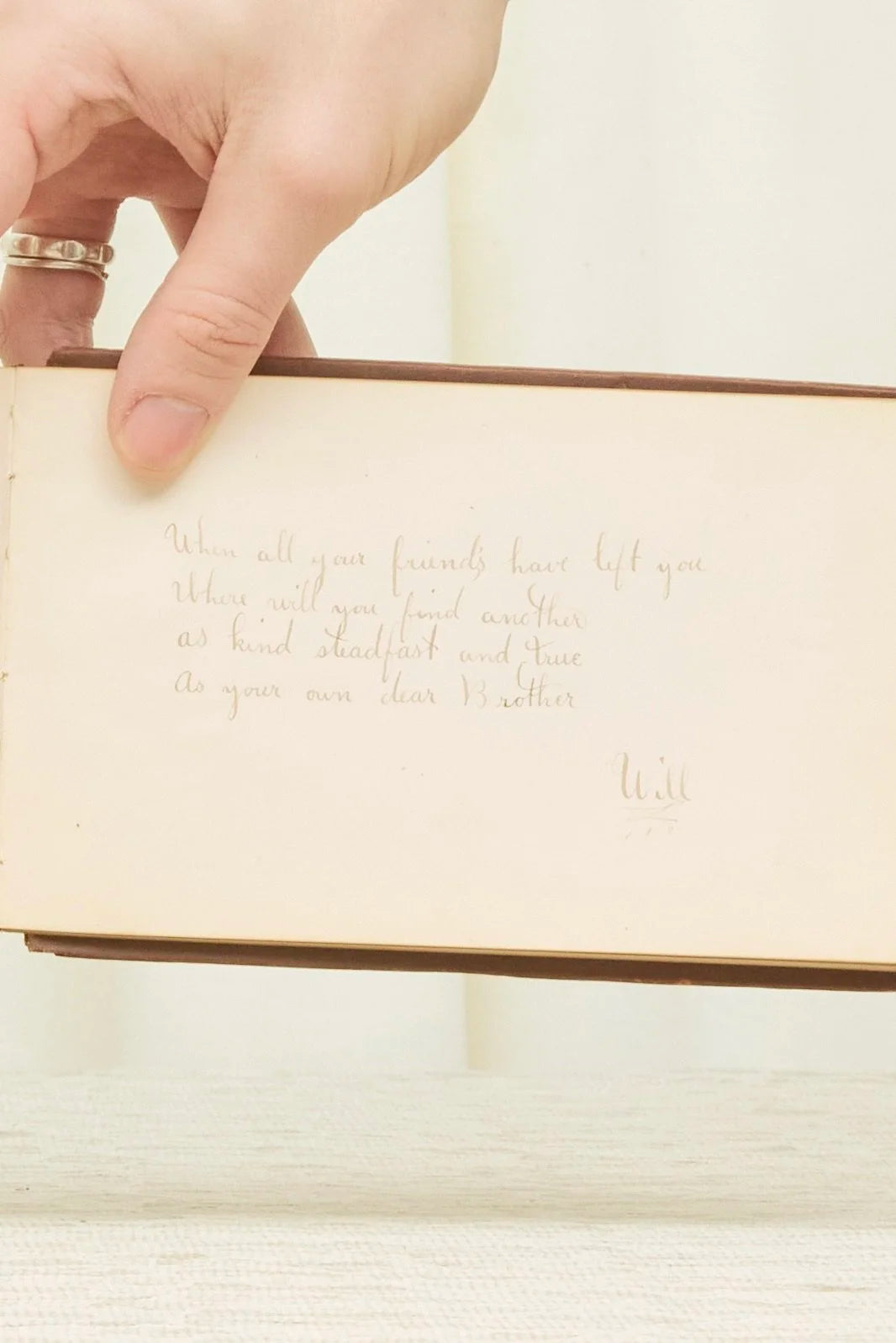 Antique "Autographs" Book (1885)