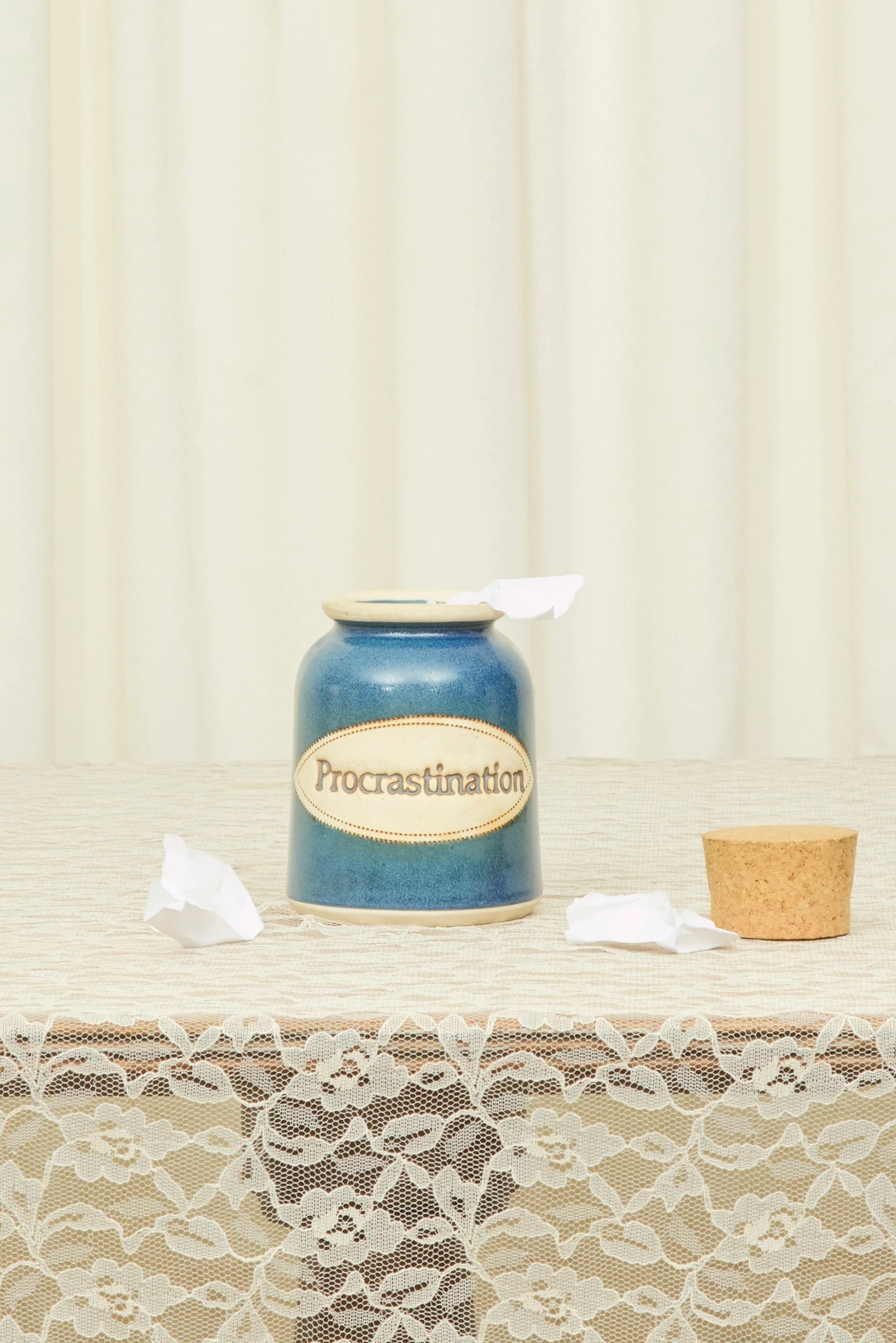 Vintage "Procrastinations" Jar