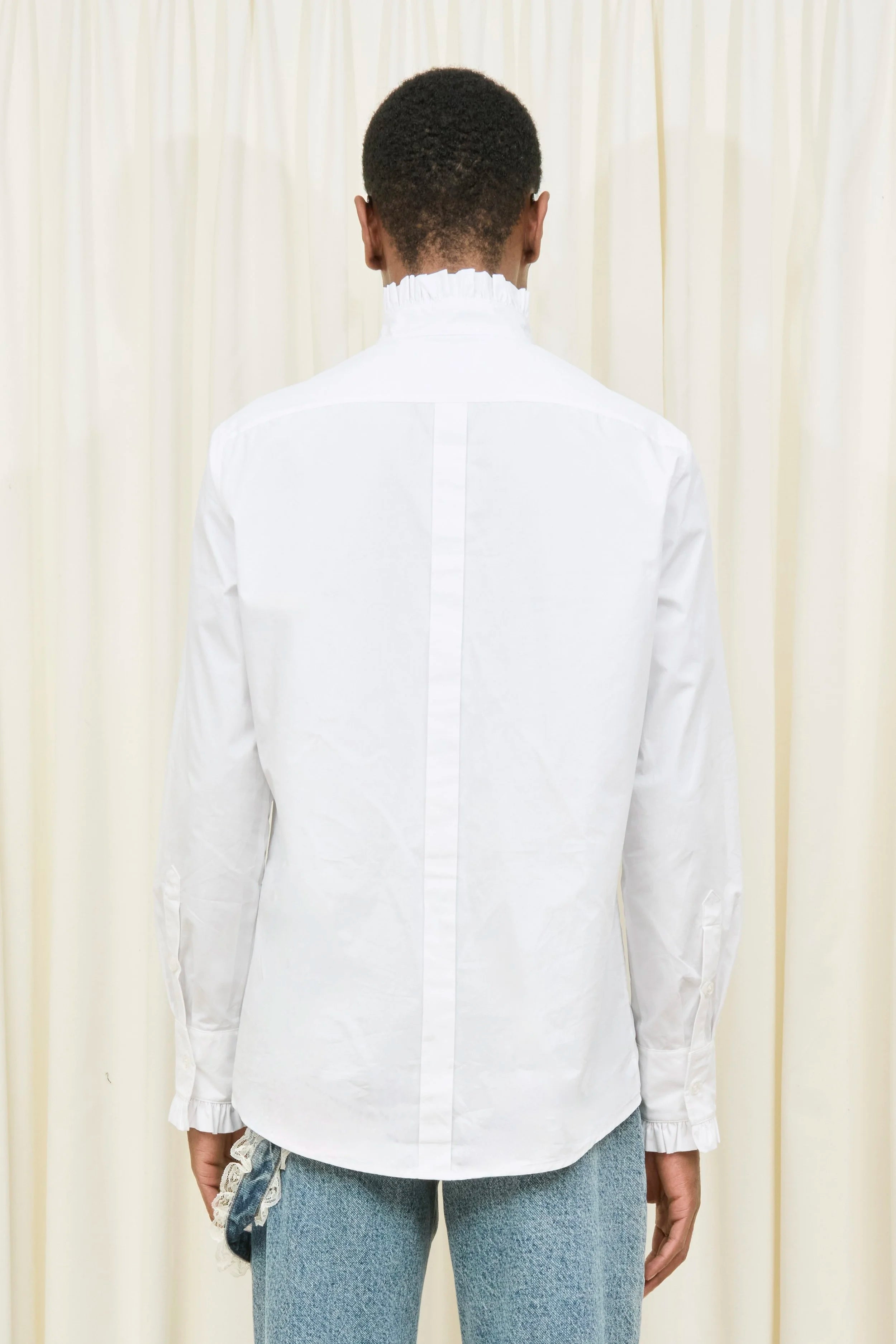 Julien Ruffle Collar Shirt