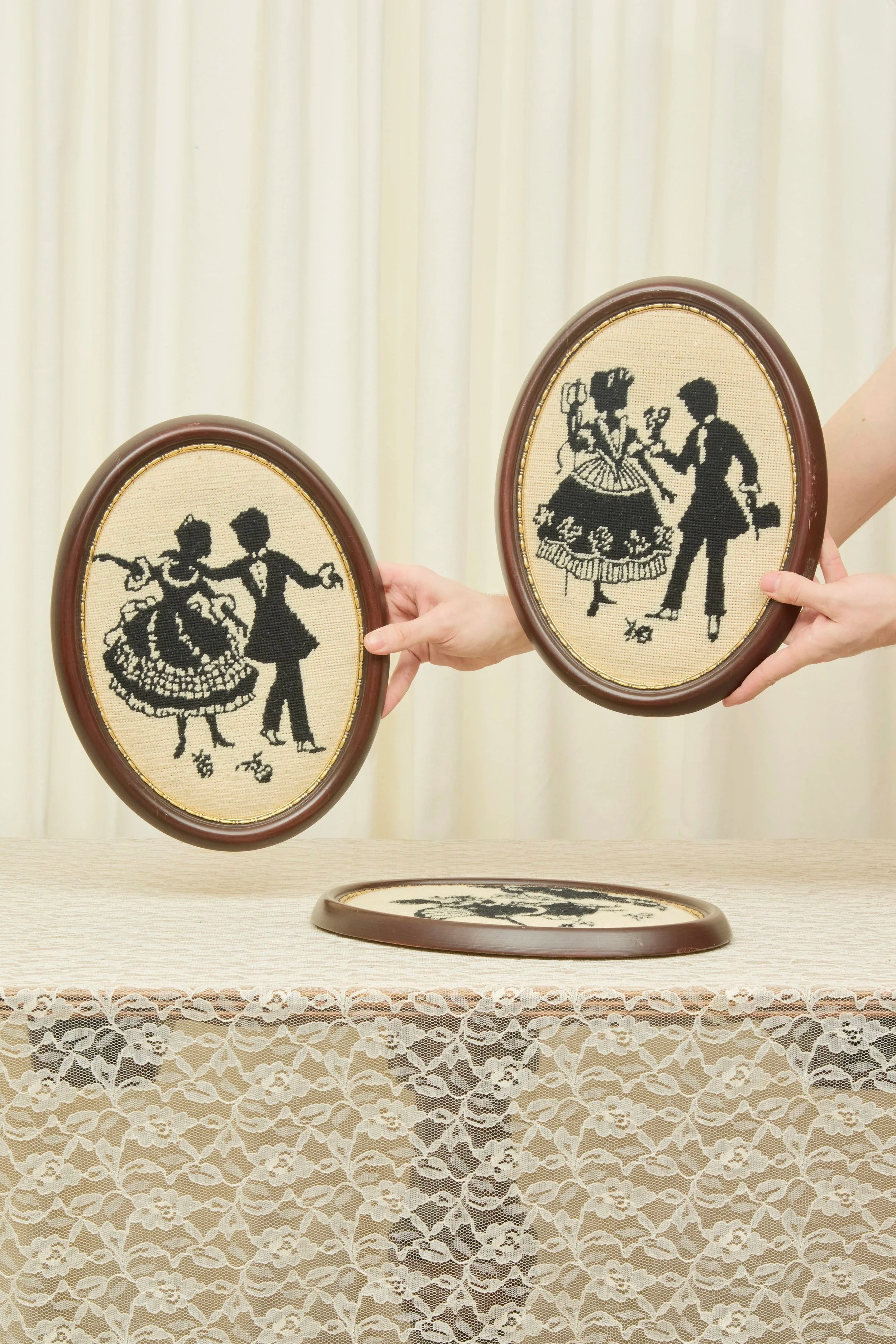 Vintage Dancing Needlepoint (3 of 3)