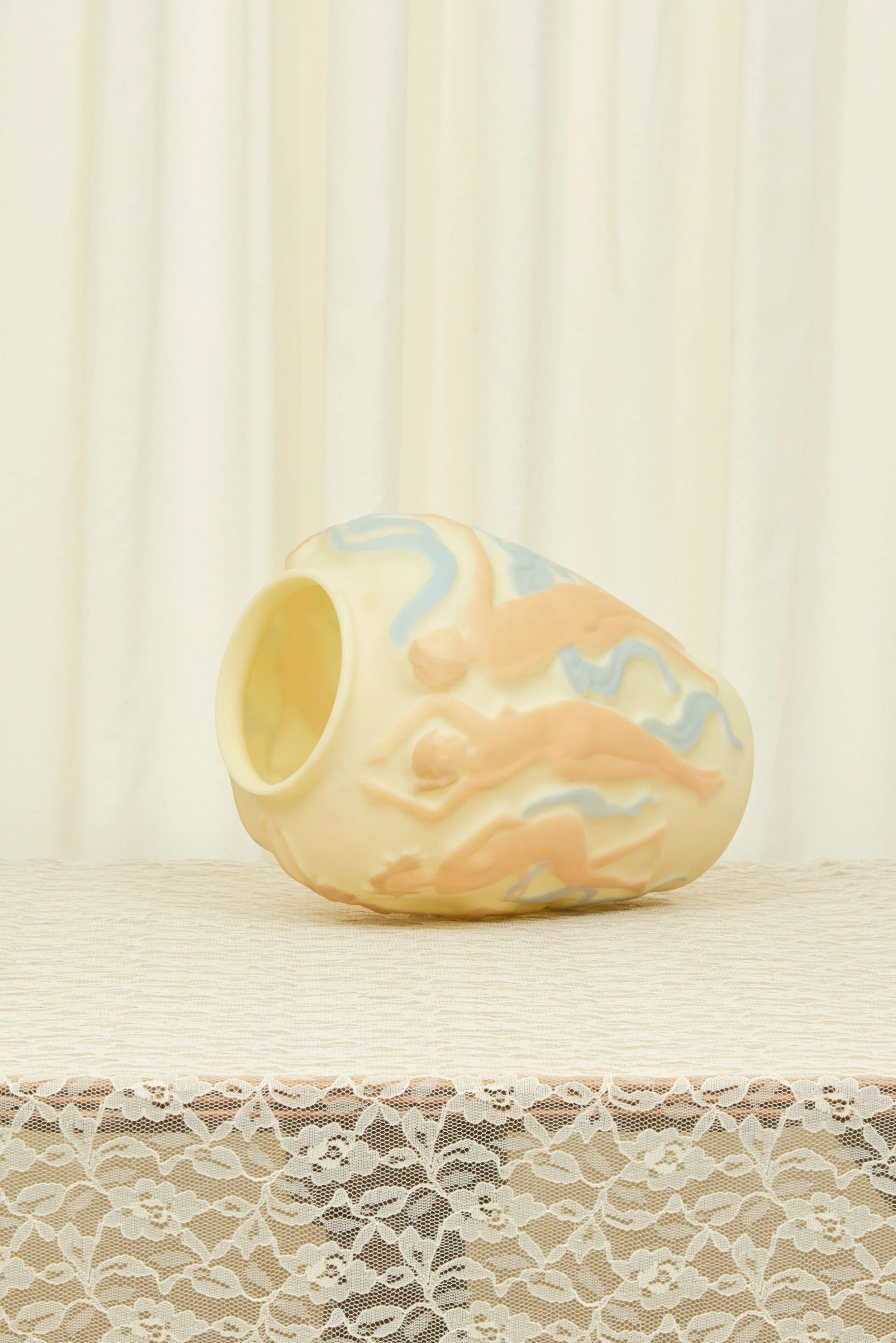 Antique Nude Dancing Women Vase (1920s)