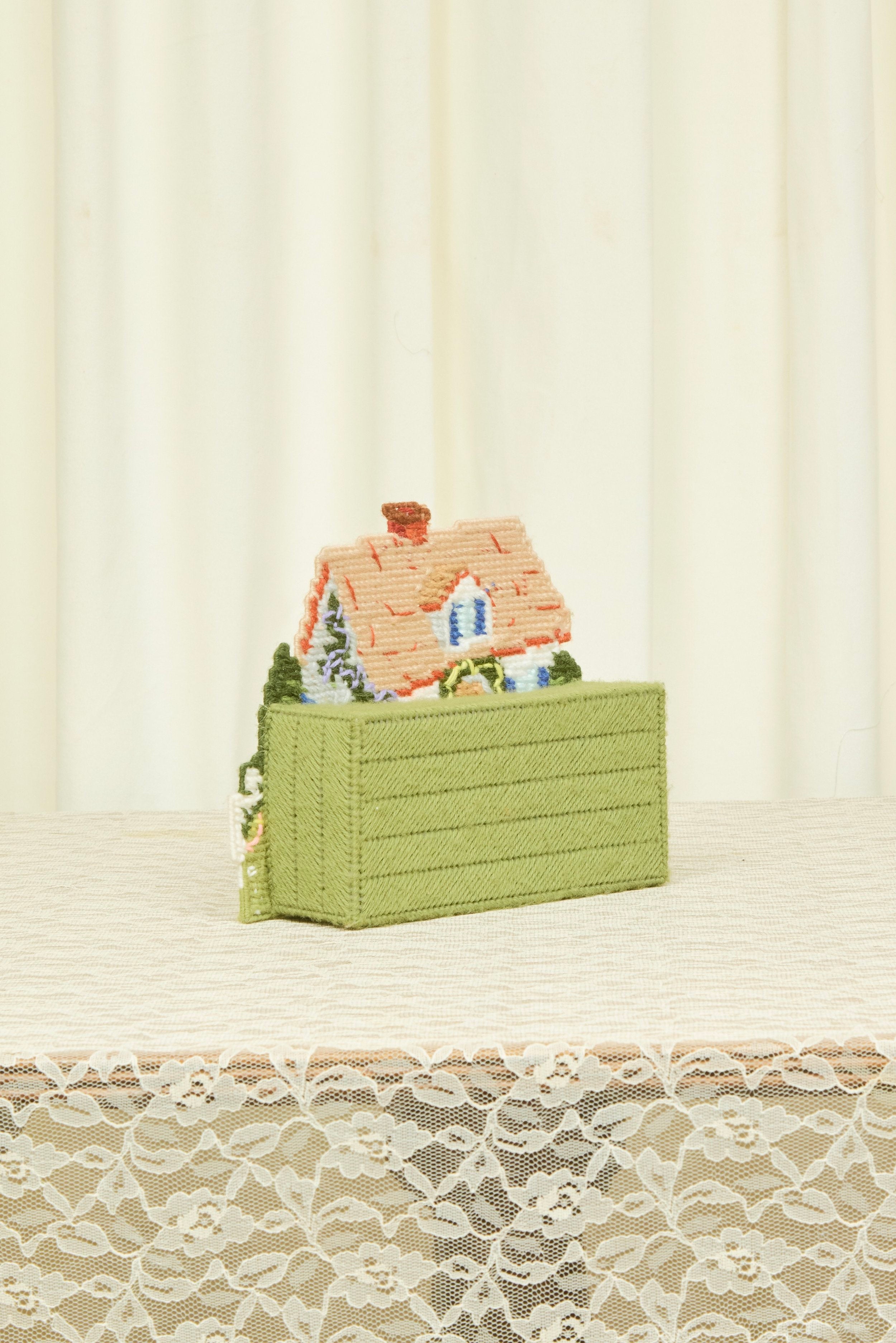 Vintage House Needlepoint Decor