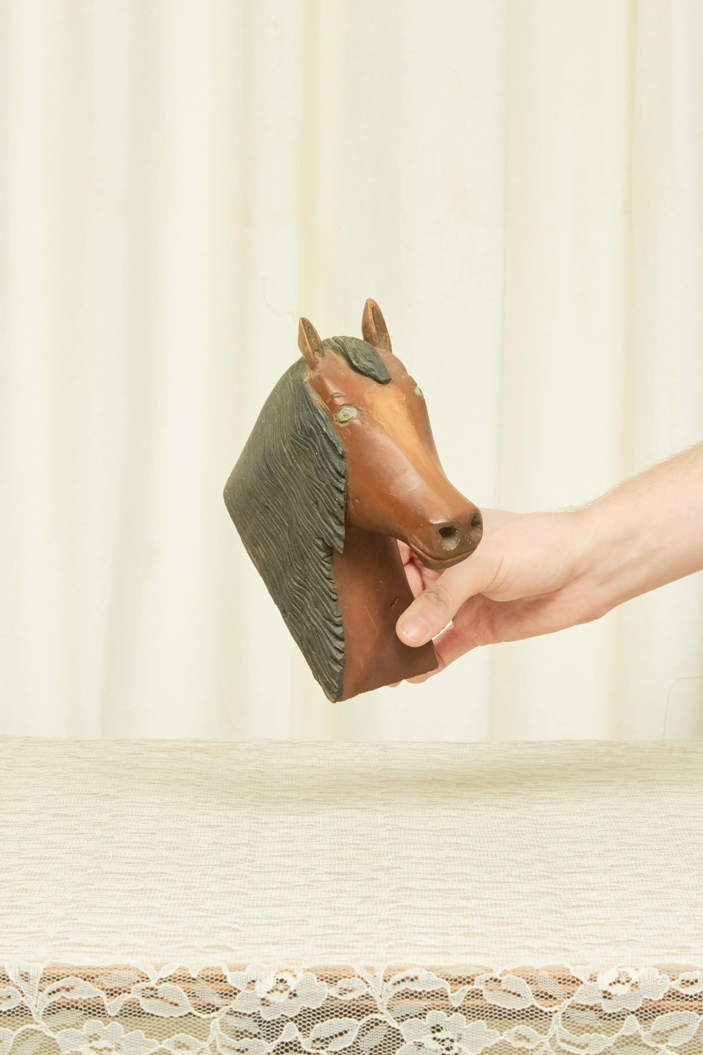 Vintage Folk Art Horse Wall Decor Set/2