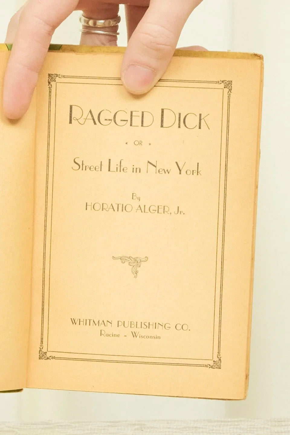 Antique "Ragged Dick" Book