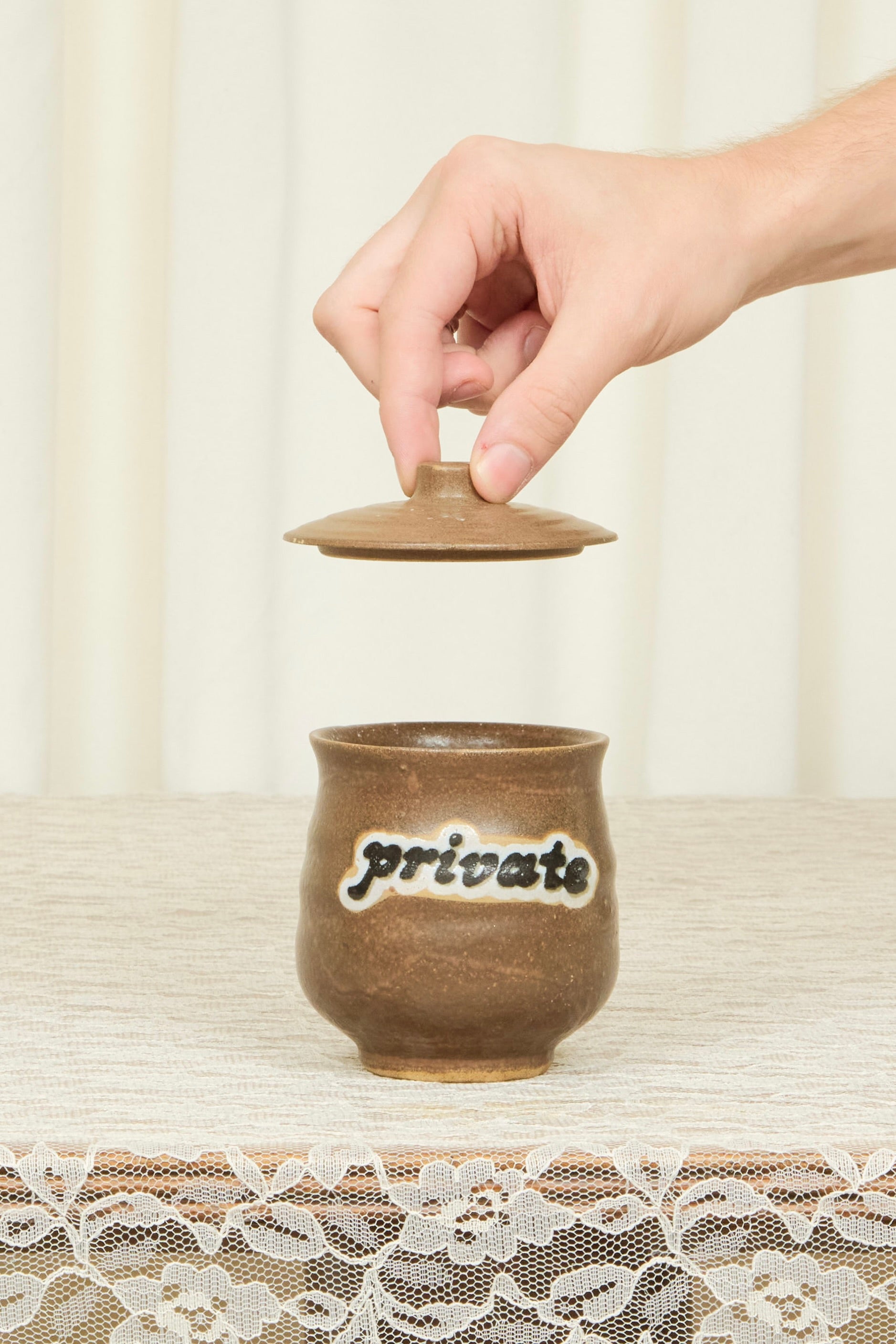 Vintage "Private" Jar