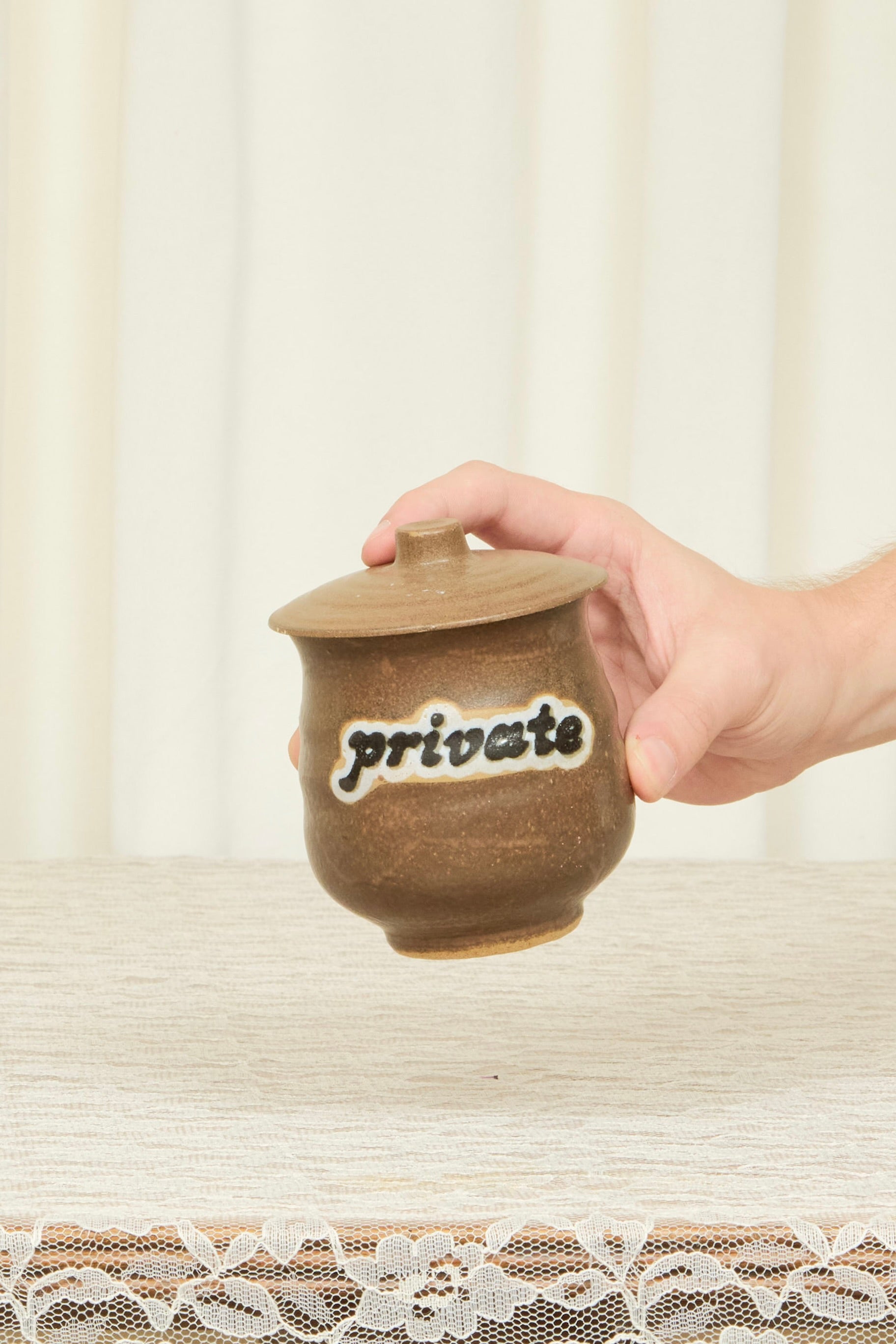 Vintage "Private" Jar