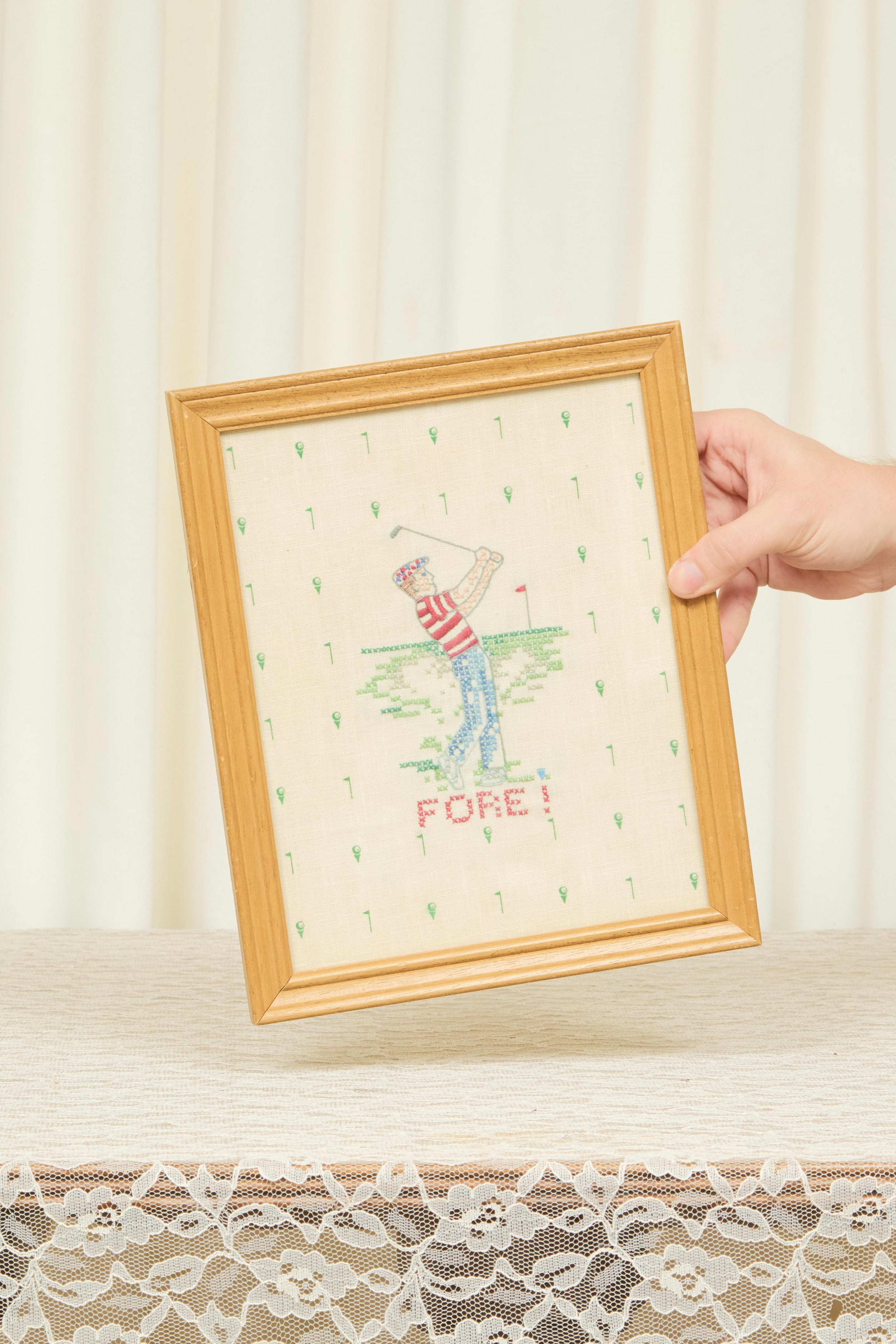 Vintage "Fore" Golf Embroidery