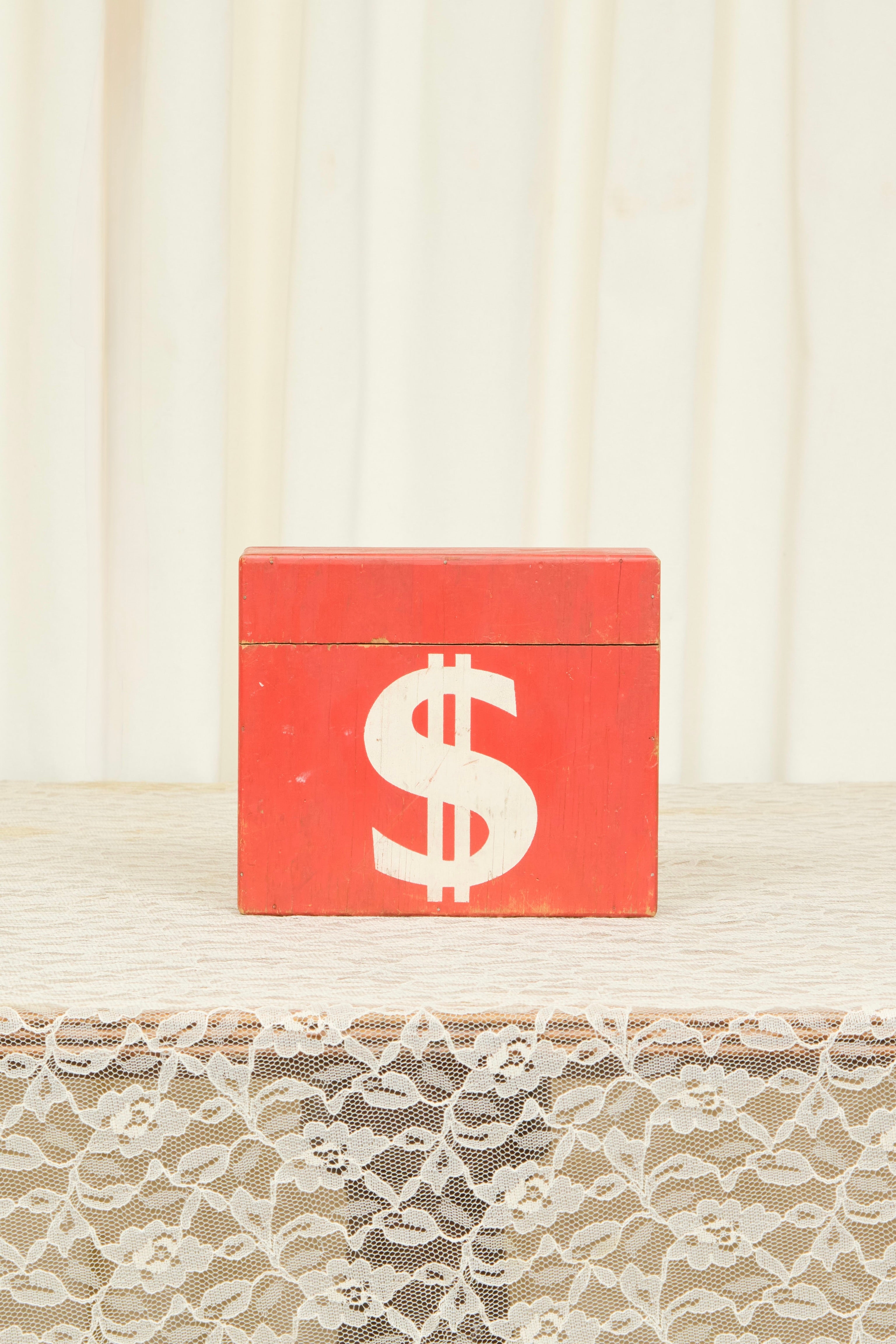 Vintage Folk Art Money Box