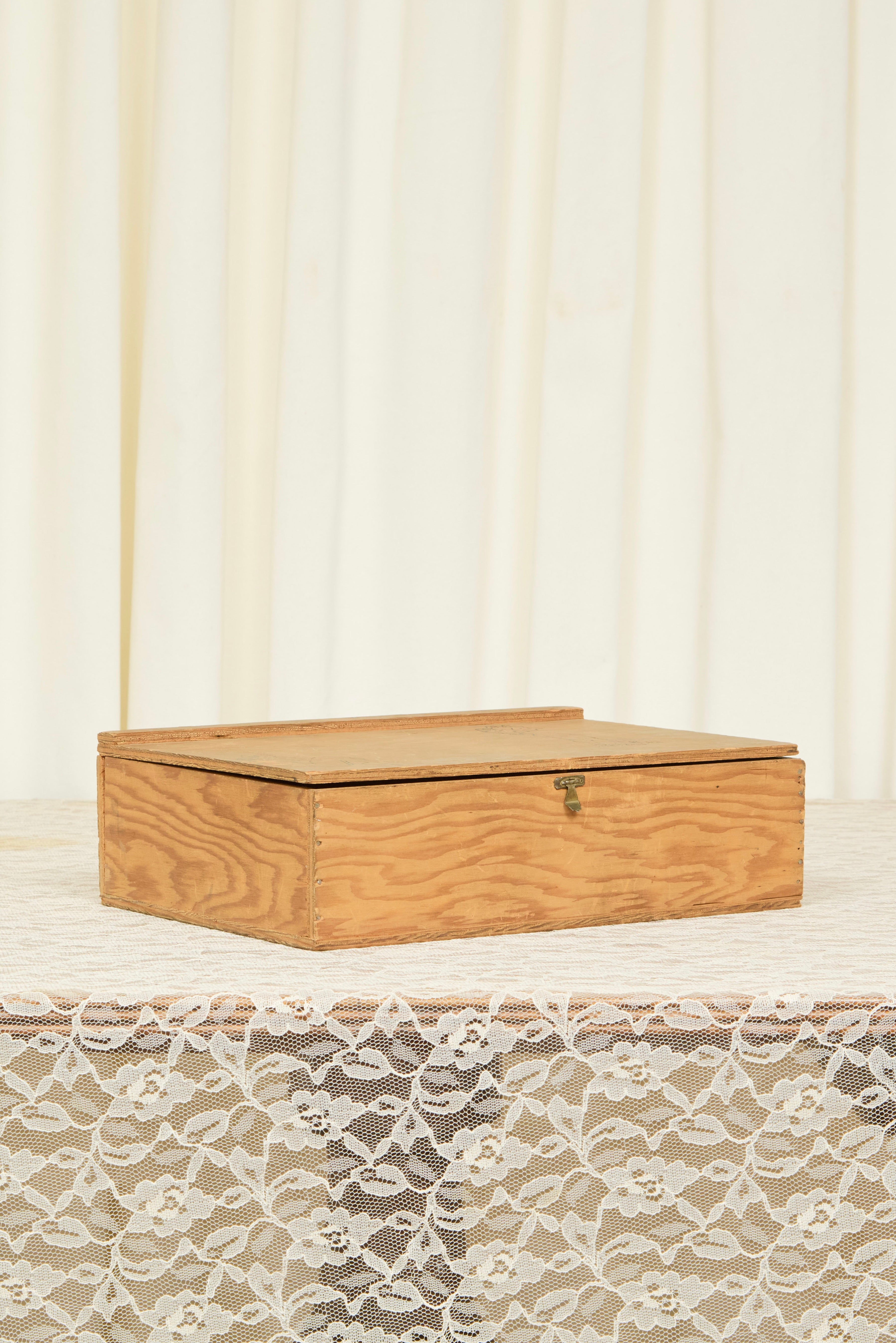 Vintage Pinup Wooden Box