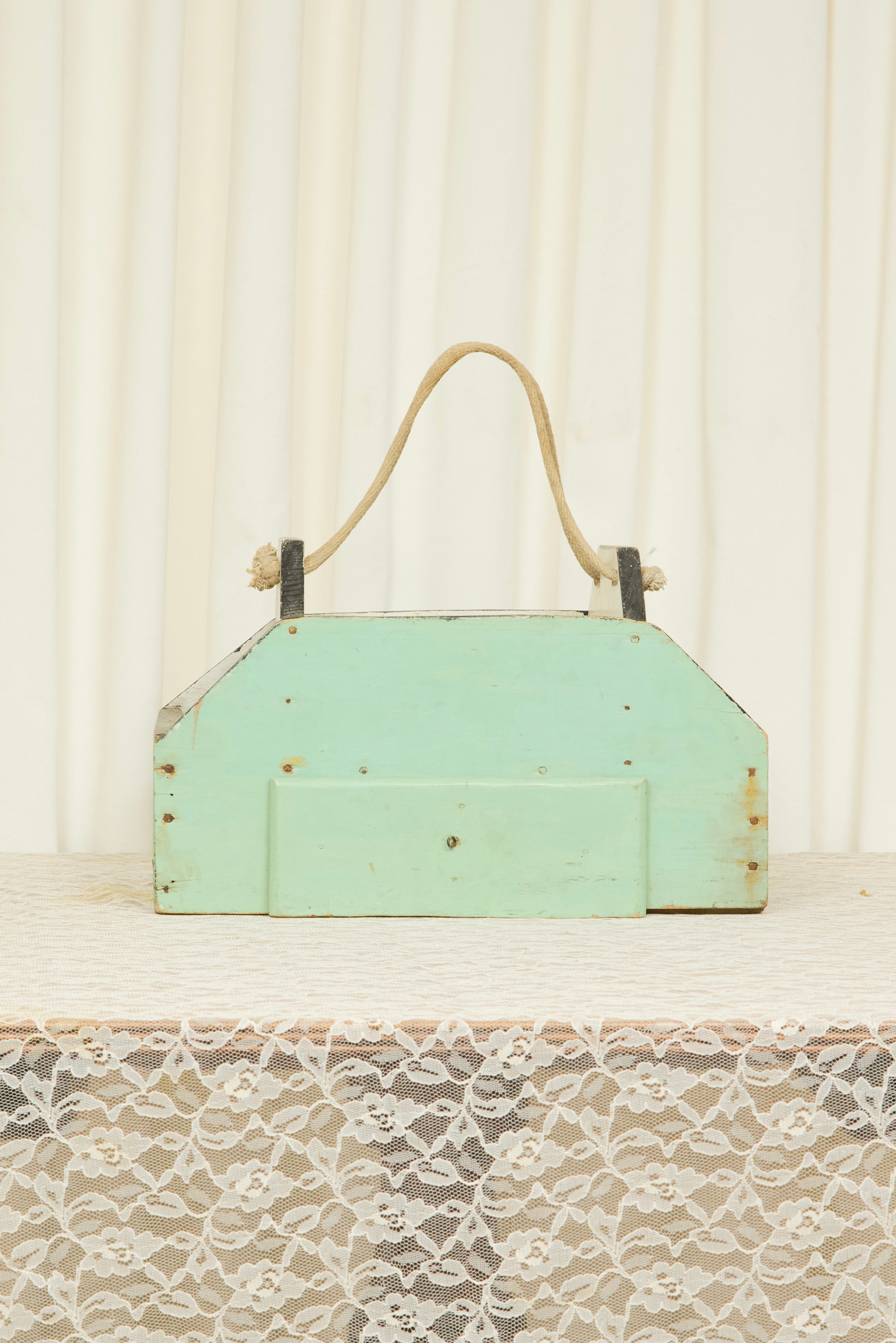 Vintage Folk Art Tool Box