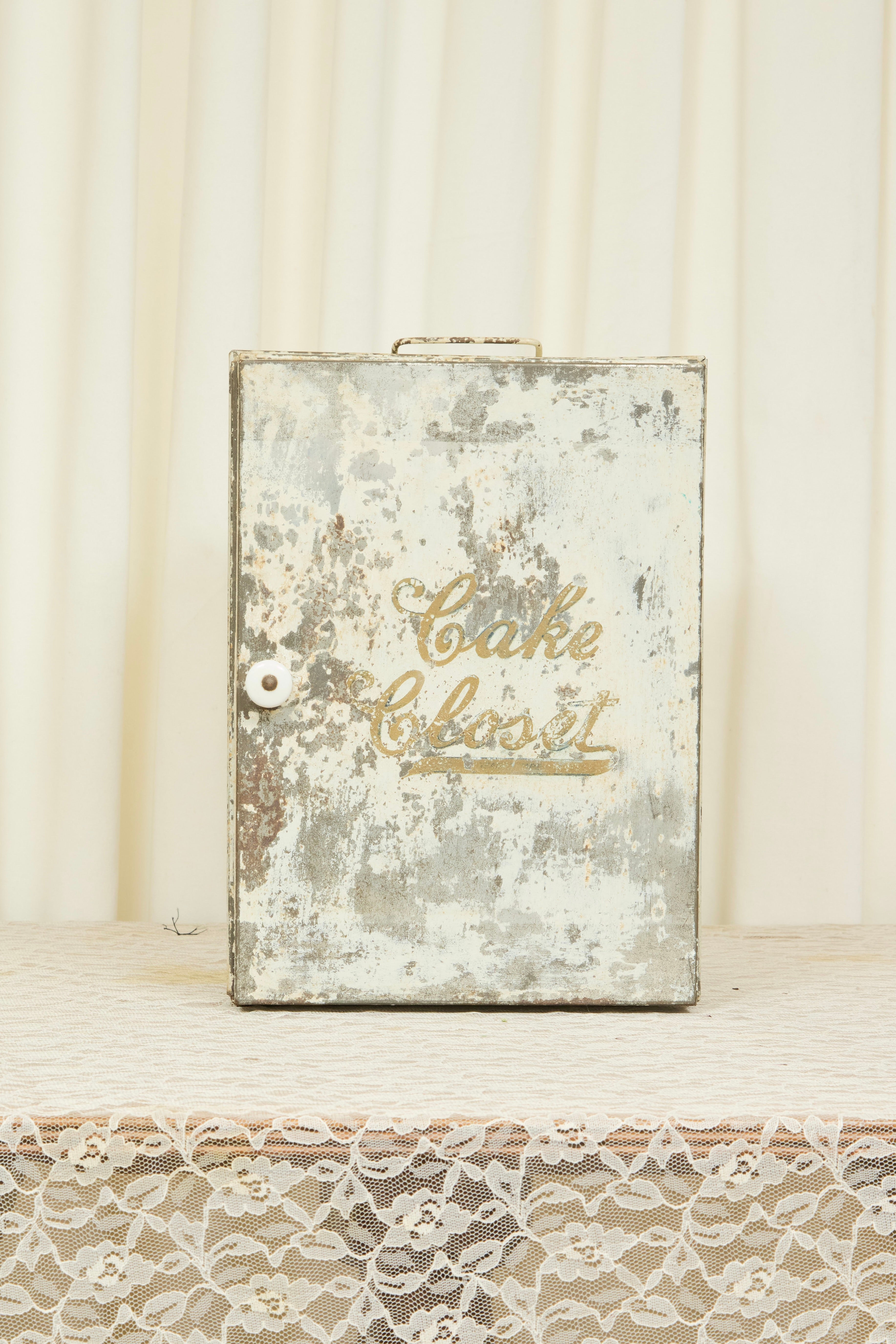 Vintage "Cake Closet" Shelf/Box