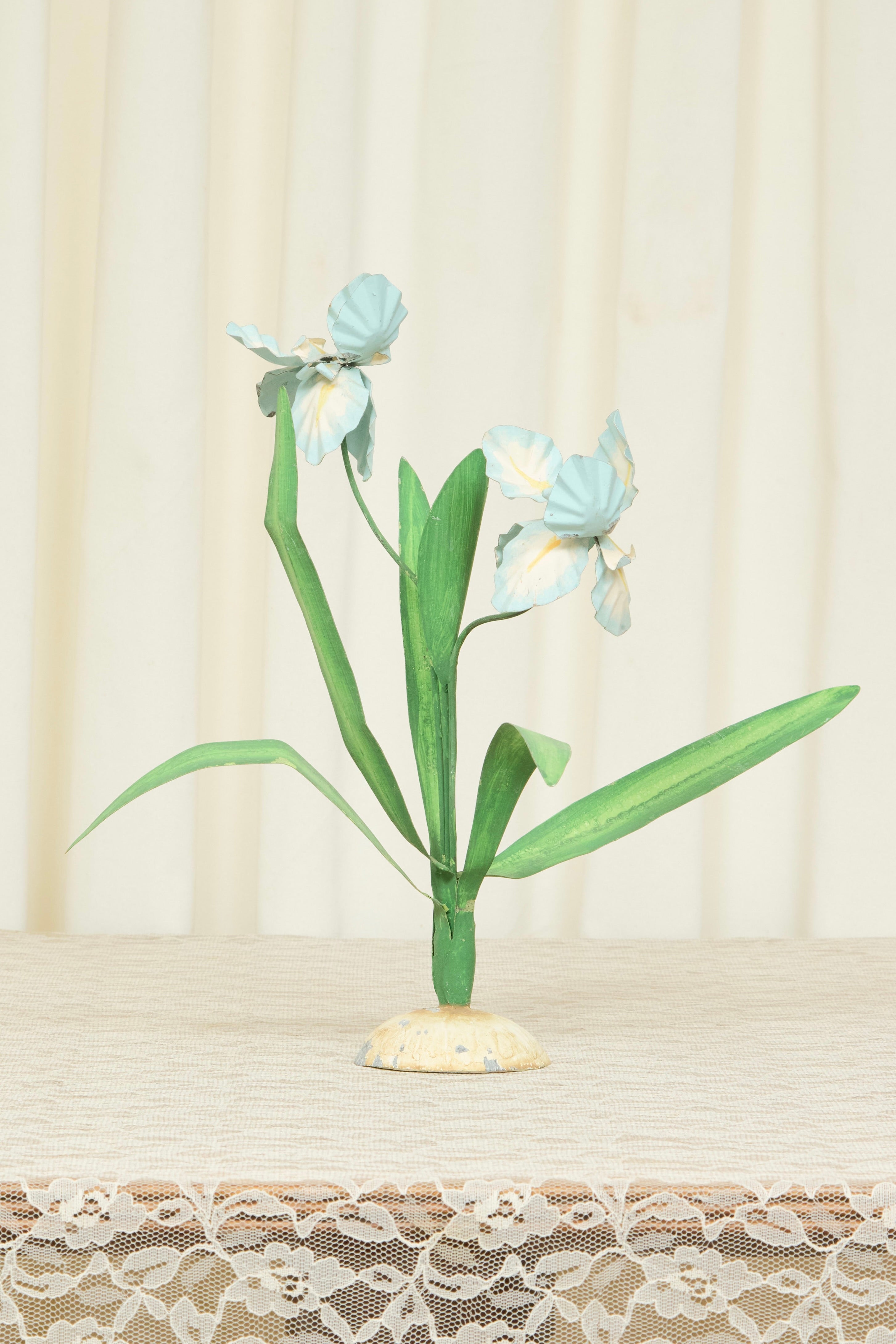Vintage Iris Flower Figurine