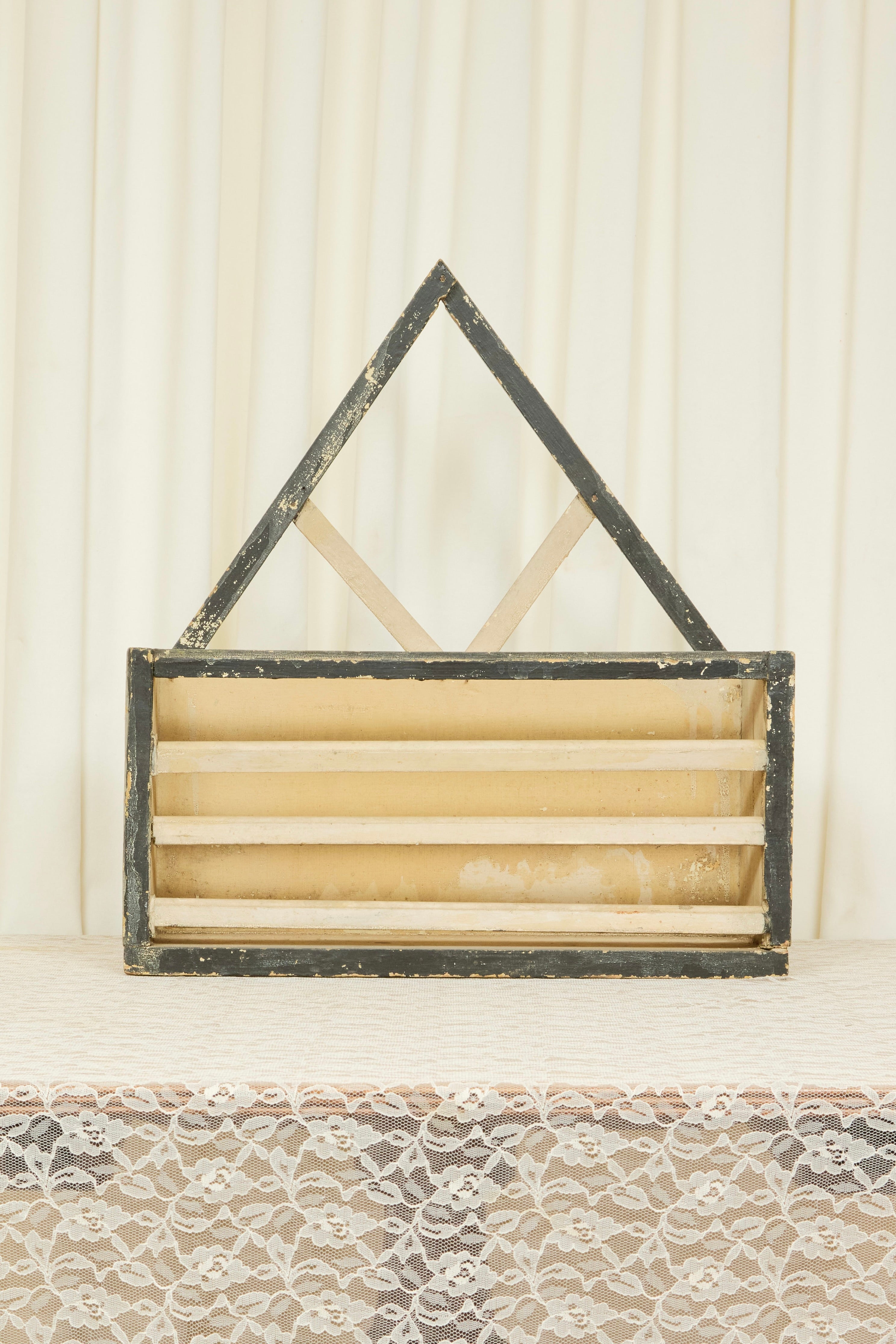 Antique Folk Art Wall Rack