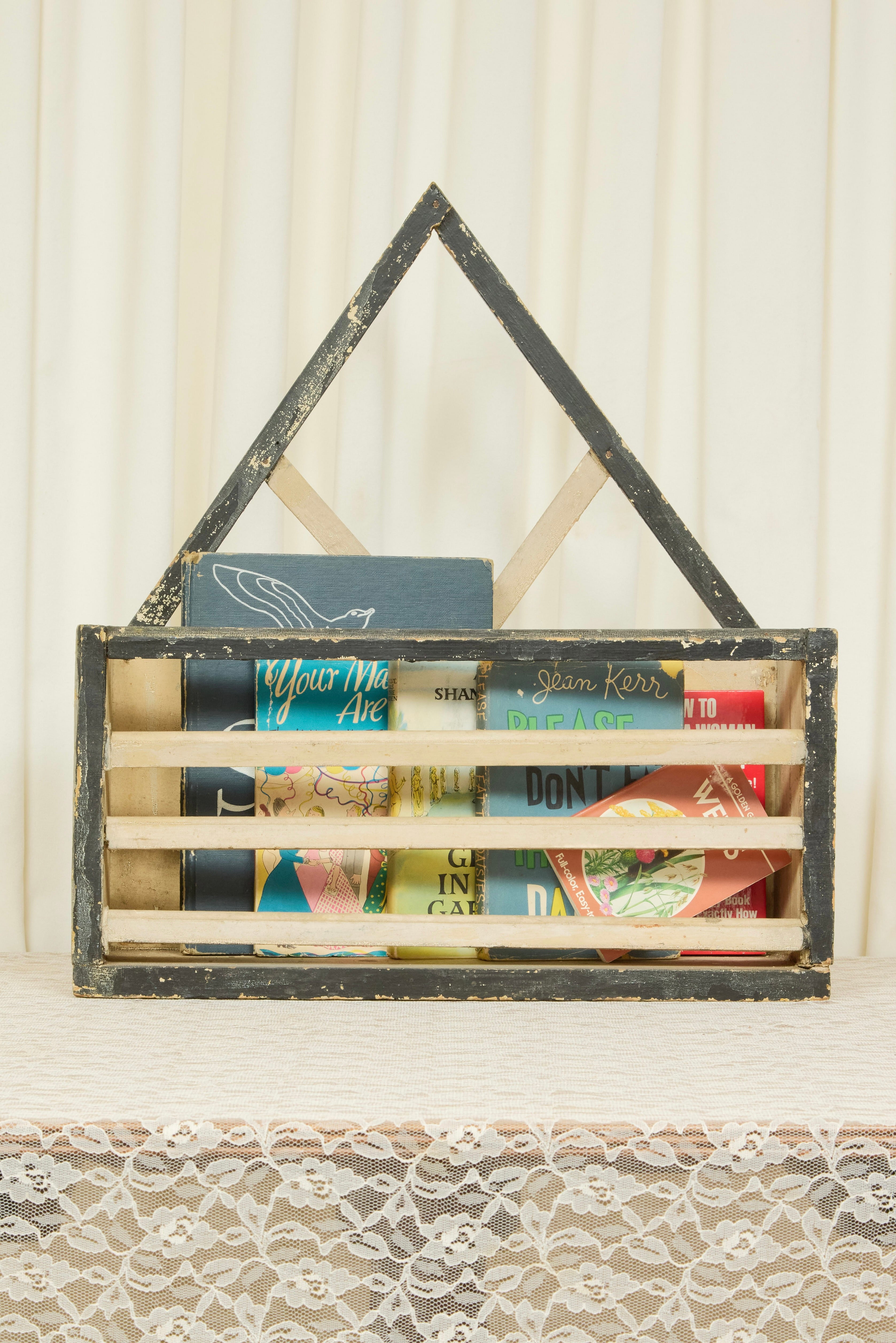 Antique Folk Art Wall Rack