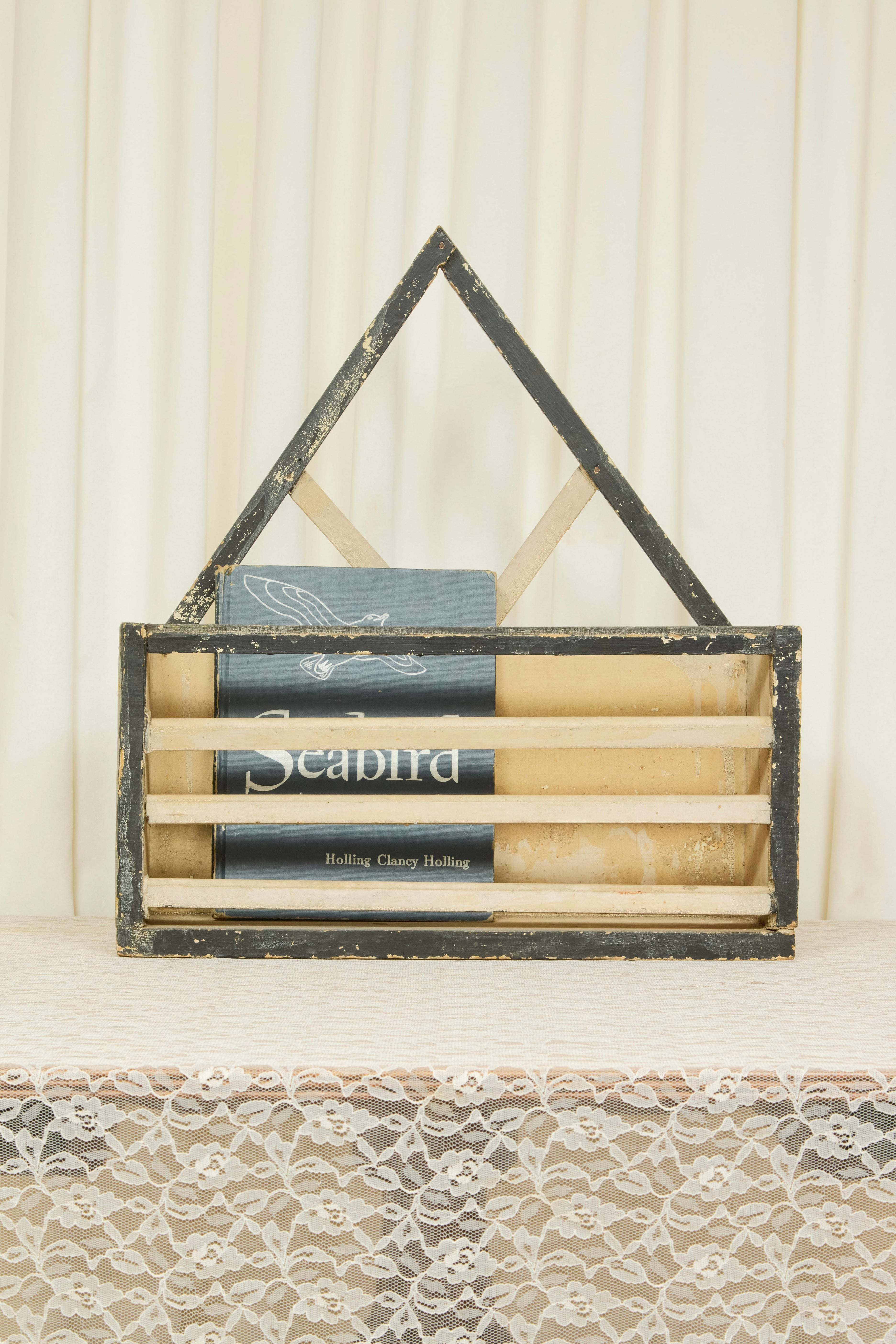 Antique Folk Art Wall Rack