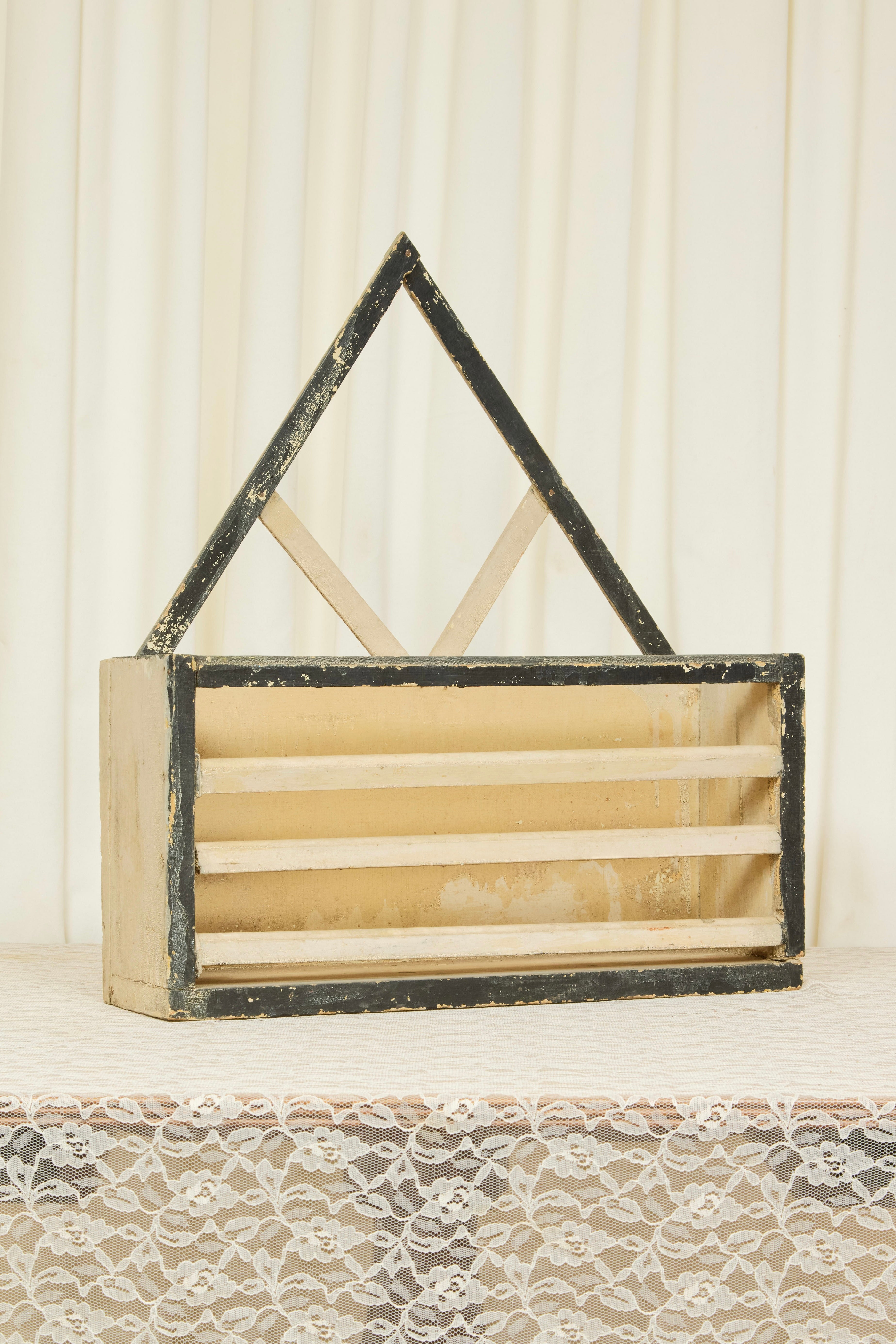Antique Folk Art Wall Rack