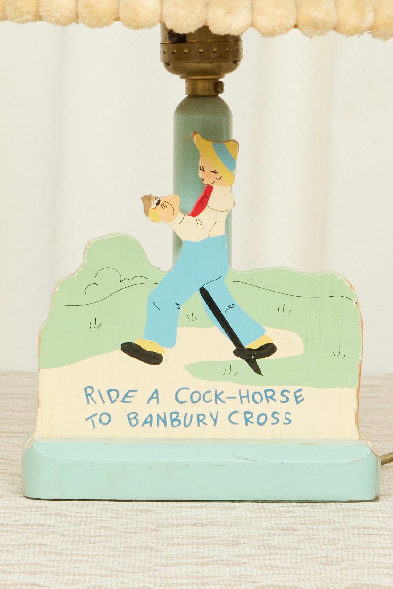 Vintage "Ride a Cock-Horse" Lamp