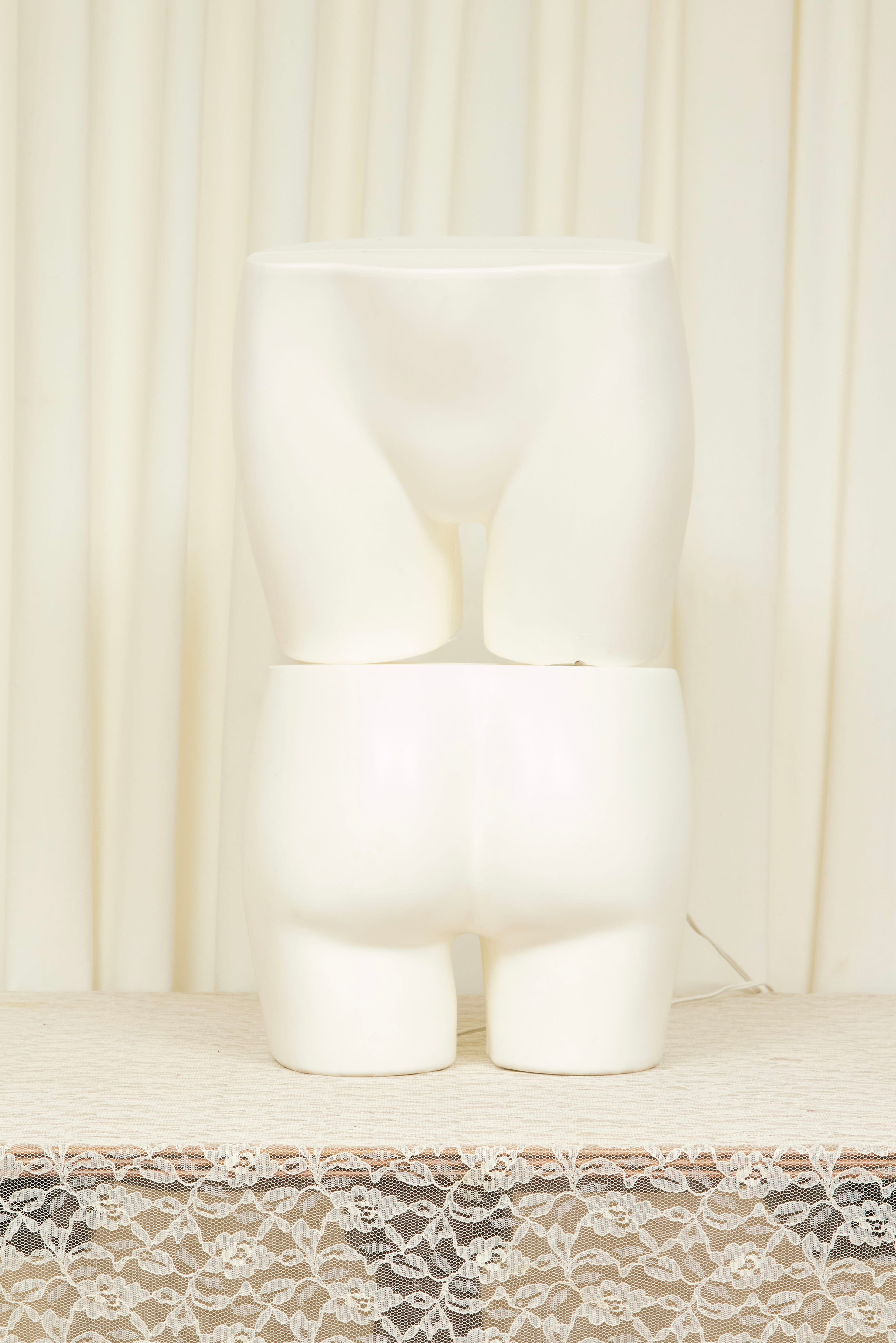 Vintage Blowmold Butt Lamp