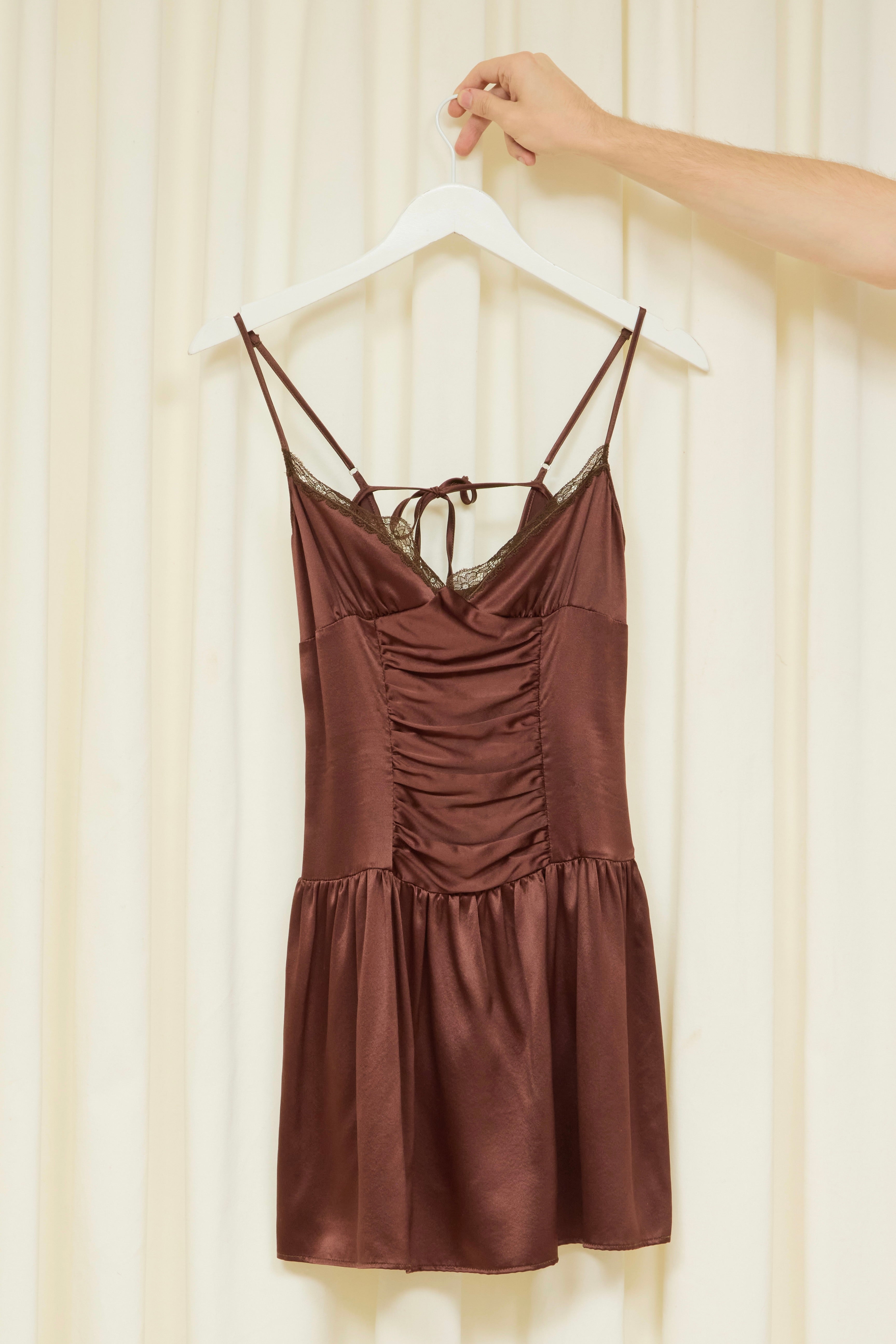 SAMPLE Isabella Ruched Mini Dress XS/S