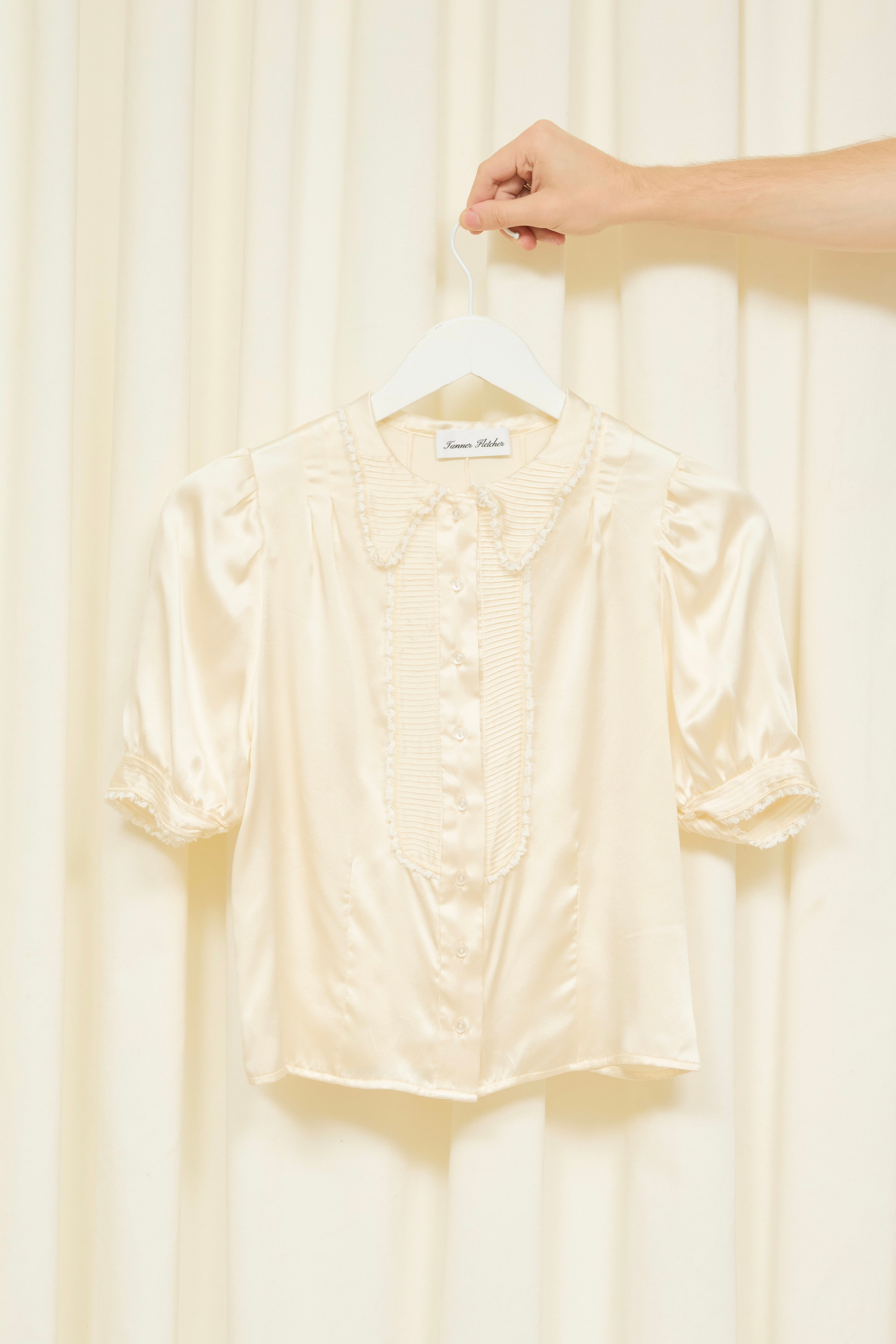 SAMPLE Marianne Silk Top S