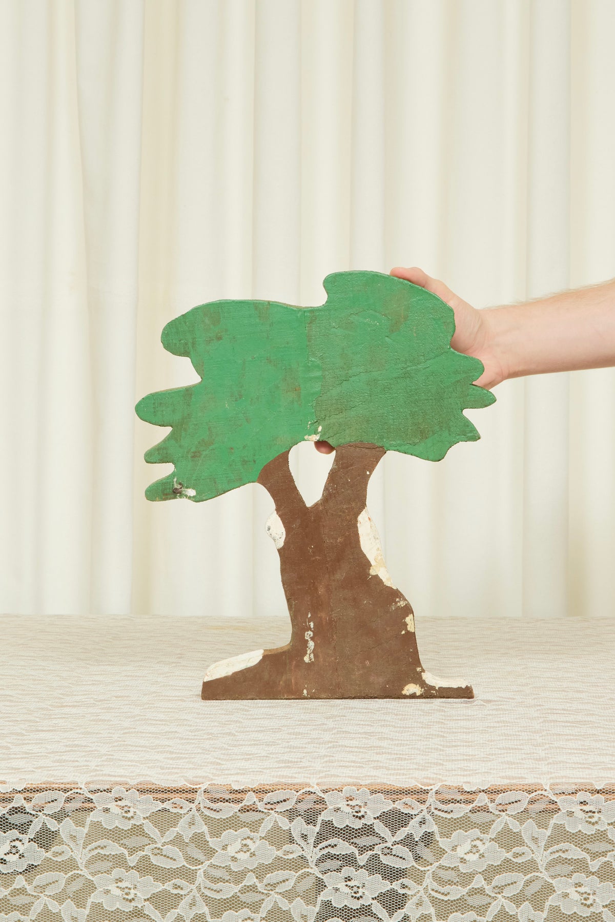 Vintage Folk Art Tree Wall Decor
