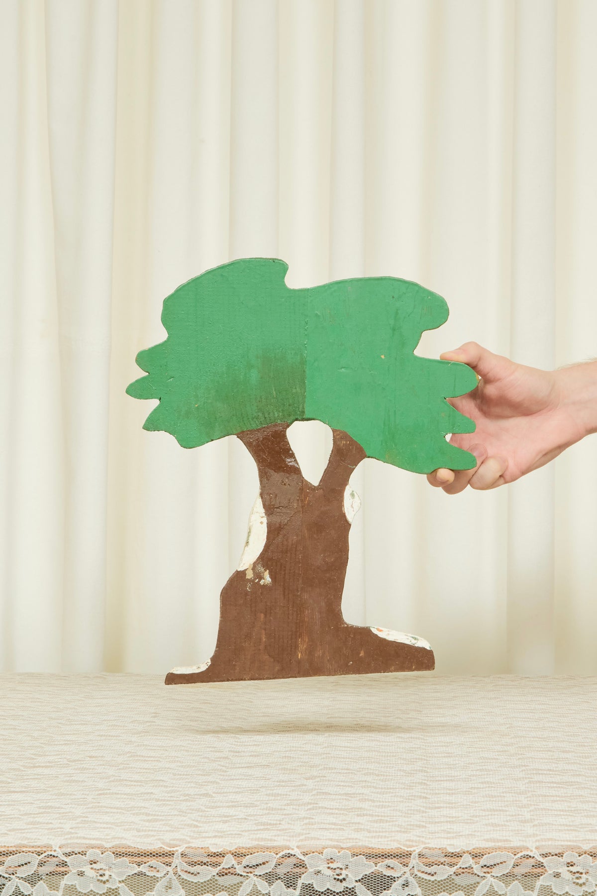 Vintage Folk Art Tree Wall Decor